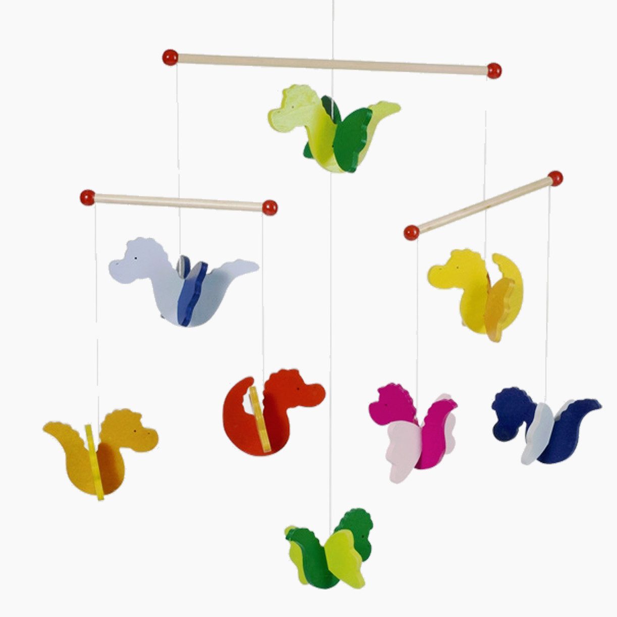 goki Mobile Mobile Drachen, (packung, 8-tlg., set), Drachen schmücken das Kinderzimmer