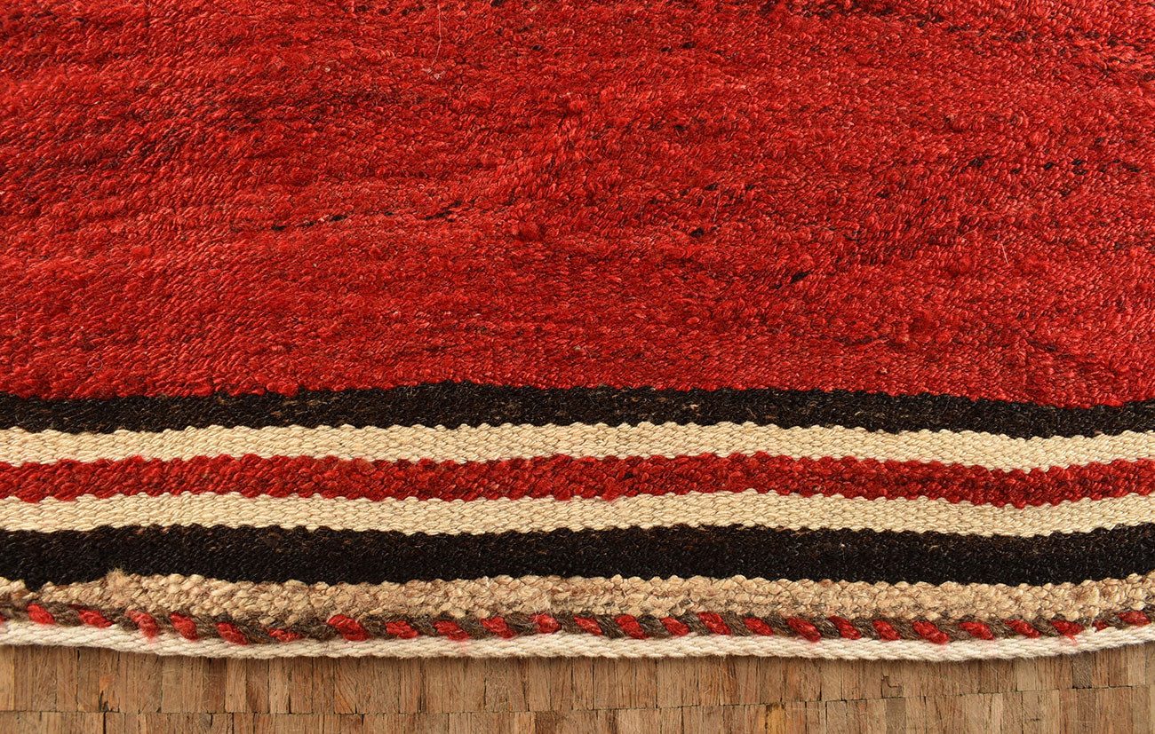 KUHFELL online & NOMAD Orientteppich Vintage Nomaden Teppich Kelim 260 x 145 cm, 100% Wolle, Handgefertigt, Pflanzliche Farben