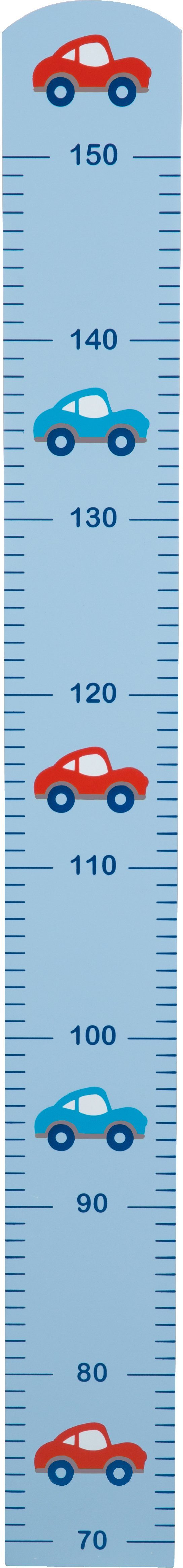 roba® Messlatte Rennfahrer, mit Auto Motiv, Skala bis 150 cm