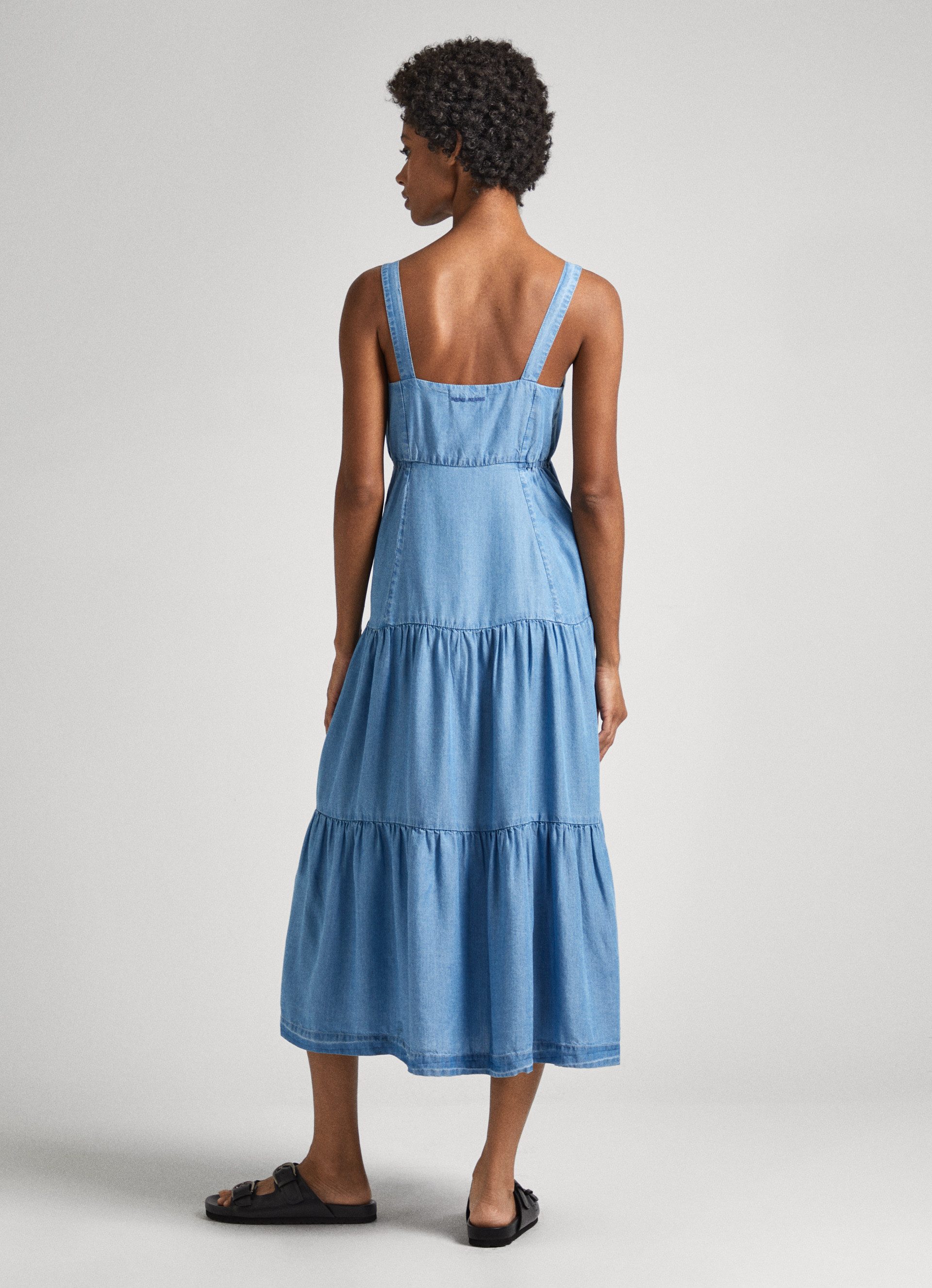 Pepe Jeans Sommerkleid EDITH in Jeansoptik, günstig online kaufen