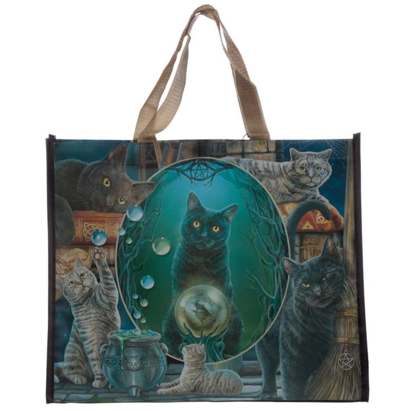 Puckator Einkaufsshopper Lisa Parker magische Katze Montage Einkaufstasche