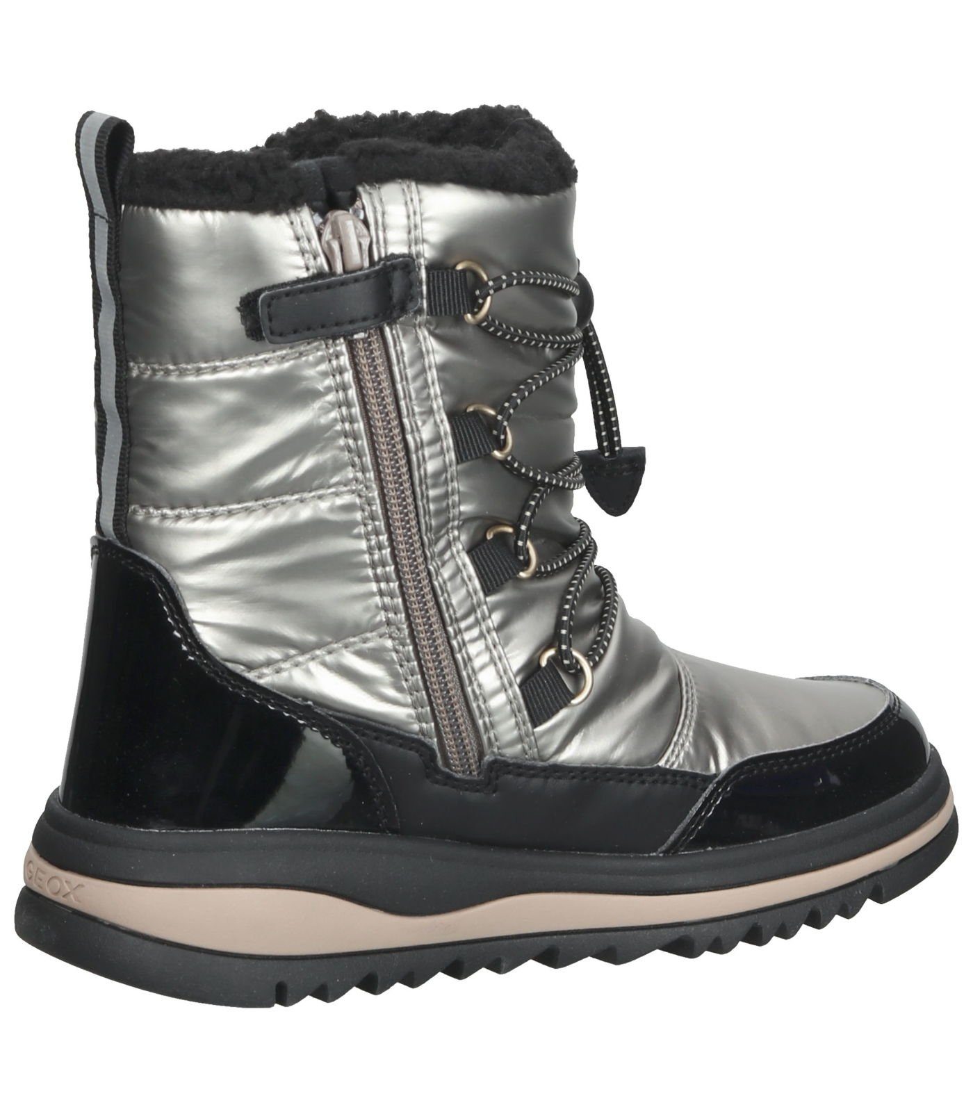 Stiefel Synthetik/Textil Schnürstiefel Geox