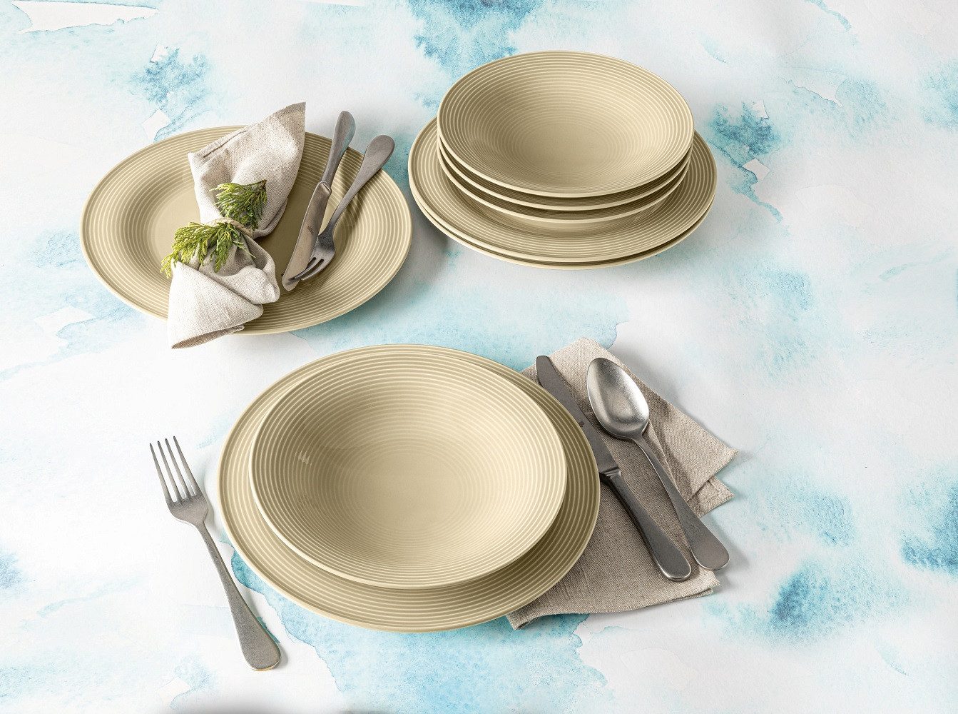 Seltmann Weiden Speiseteller Seltmann Weiden Beat Sandbeige Speiseteller 27,5cm