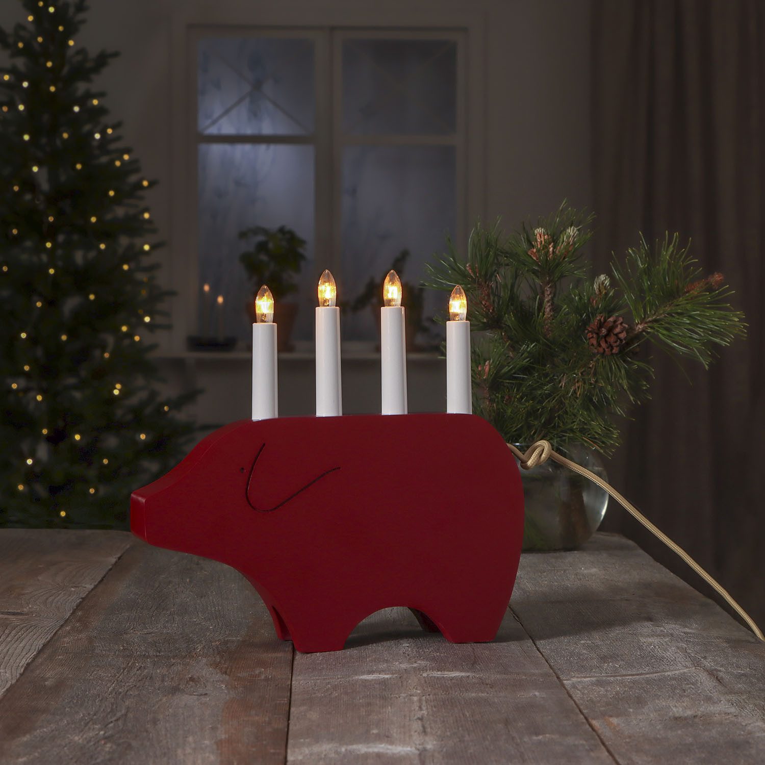 STAR TRADING LED-Kerze Kerzenleuchter Gry (1-tlg) günstig online kaufen