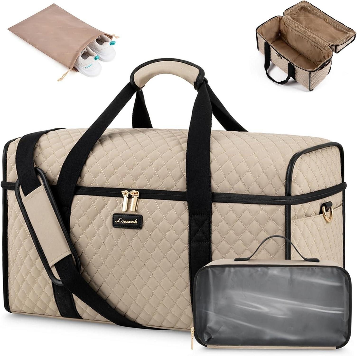 LuxusKollektion Reisetasche Reisetasche Weekender Damen Groß günstig online kaufen
