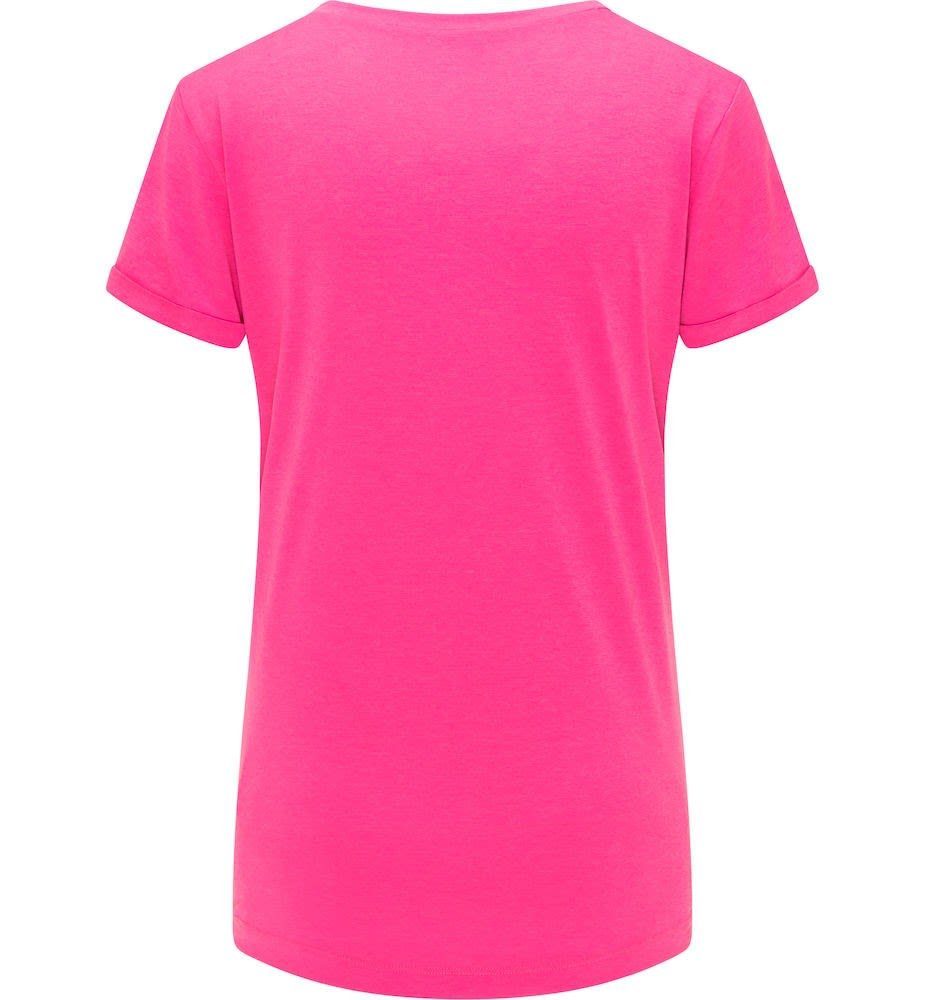 T-Shirt Pink Hike Haglöfs Tee (vorgängermodell) Damen Ridge Haglöfs W Ultra