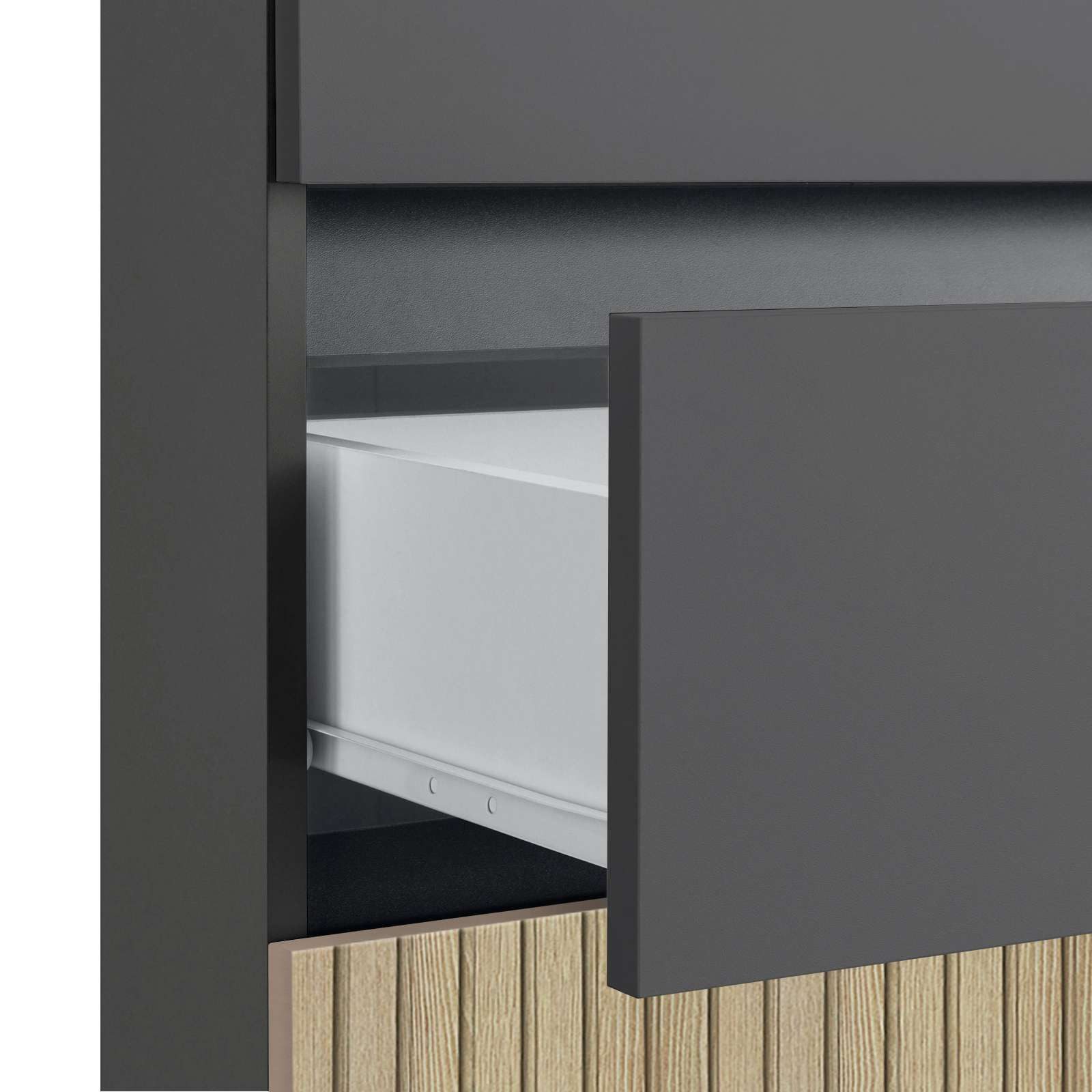 Home affaire Midischrank Wisla Höhe 98 cm, mit Türen & Schubkasten – Bild 5 von 5
