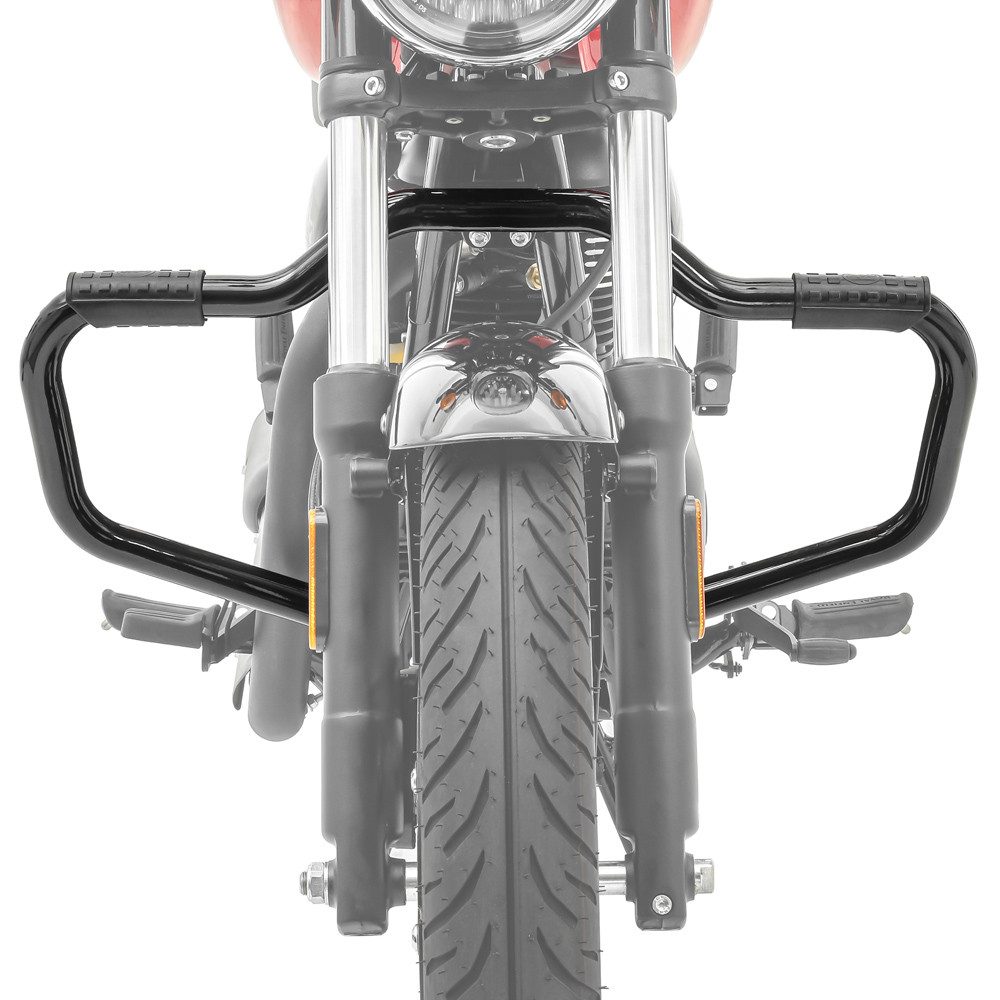 Craftride Motor-Schutzhülle Sturzbügel Mustache für Royal Enfield Meteor 350 21-26 # 32mm SG2