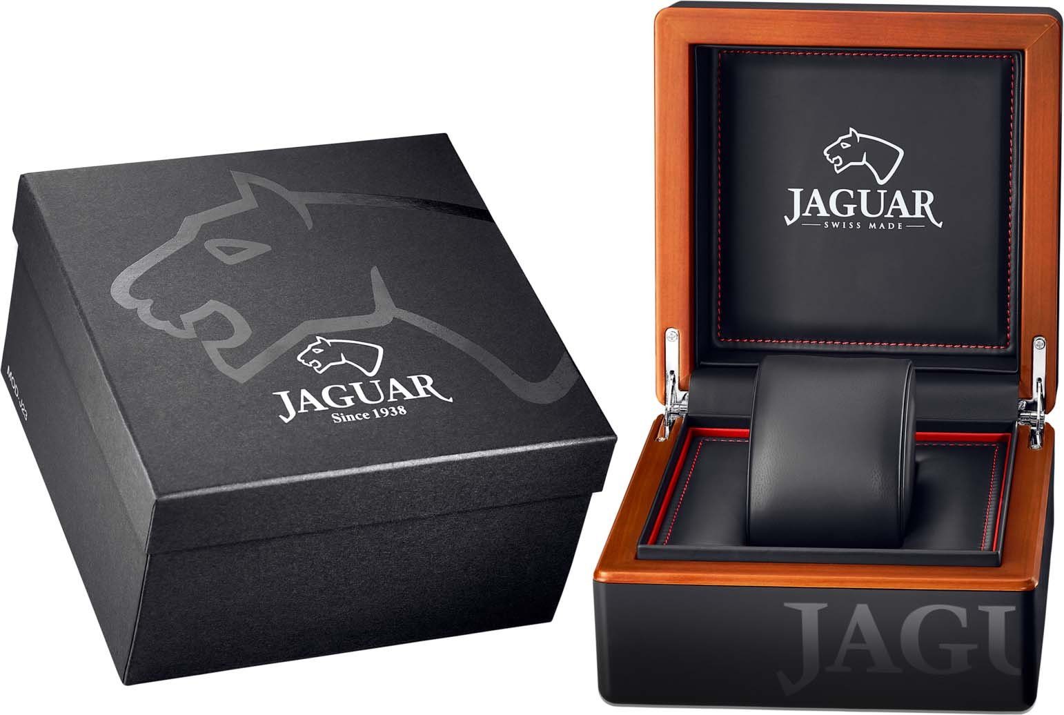Jaguar Quarzuhr Acamar J964/1, Armbanduhr,Herrenuhr,Damenuhr,Saphirglas,Swiss Made,Edelstahlarmband