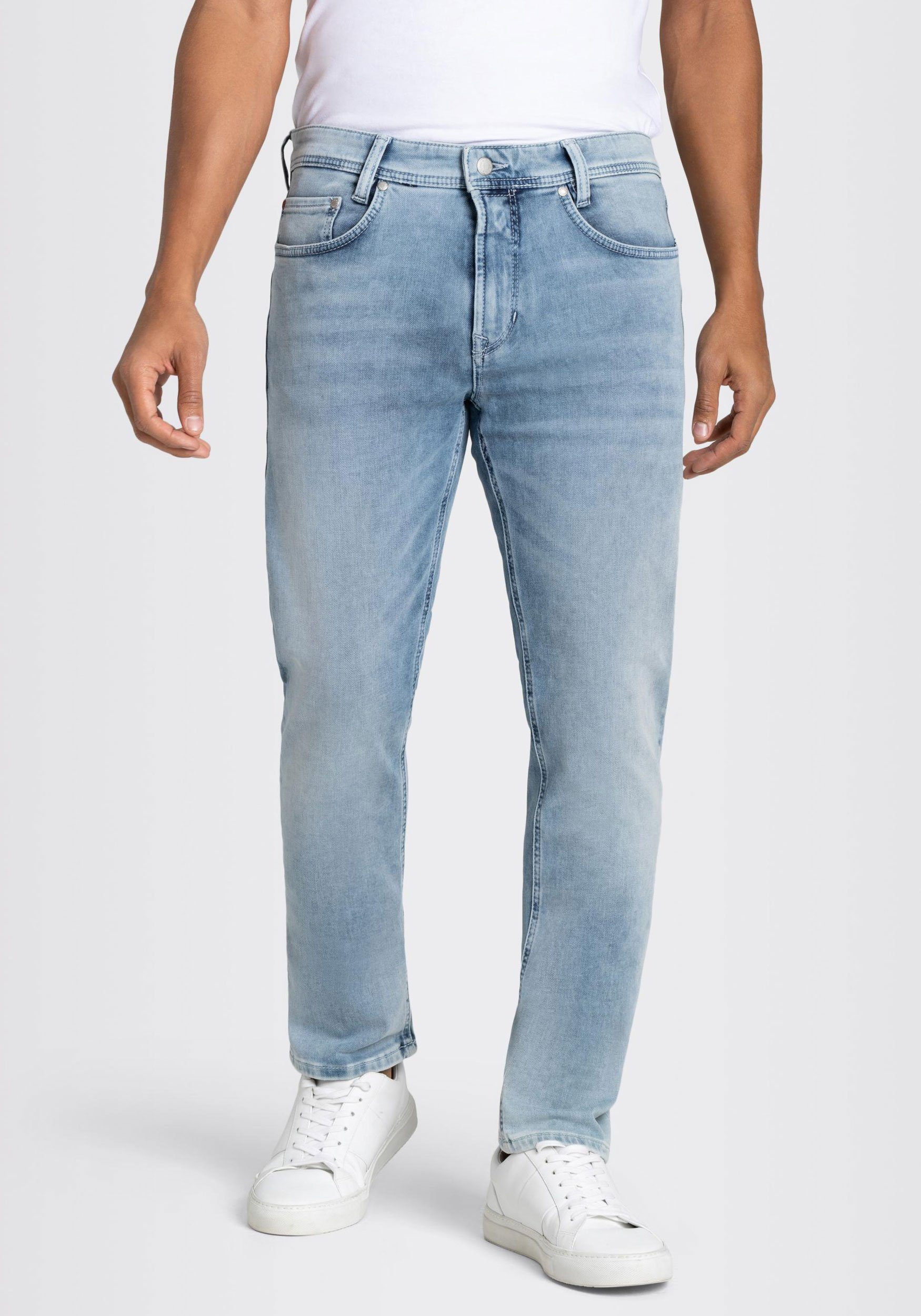 MAC 5-Pocket-Jeans Jog'n Jeans 0994L All Season Sweat Denim H231 Light Sky Blue