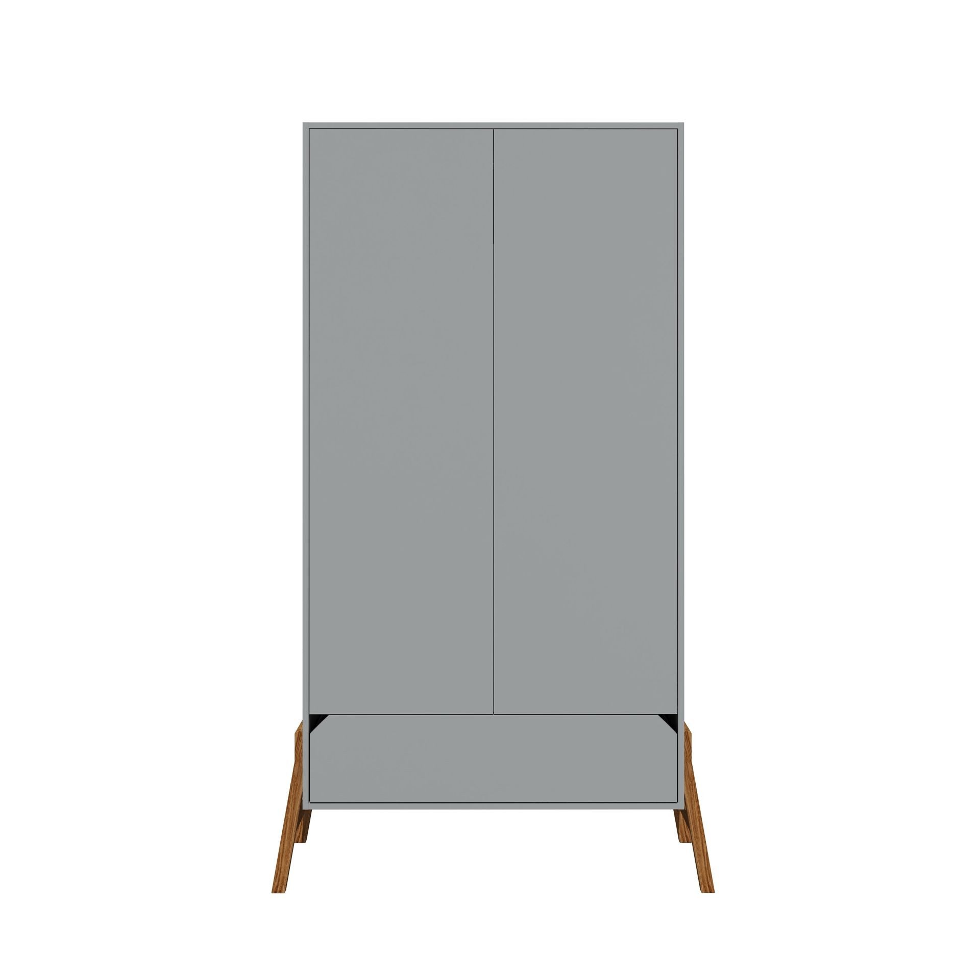 Raumhirsch Furniture Kinderkleiderschrank Lotta, 2-türig – ideal für das Kinderzimmer