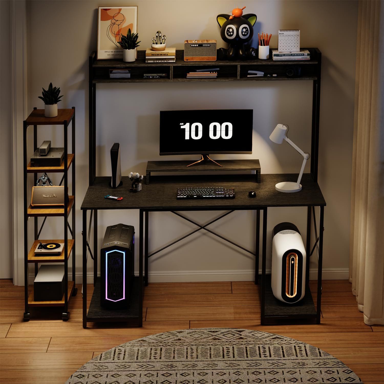 HOMALL Eckschreibtisch Schreibtisch Computertisch L-förm Eckschreibtisch günstig online kaufen