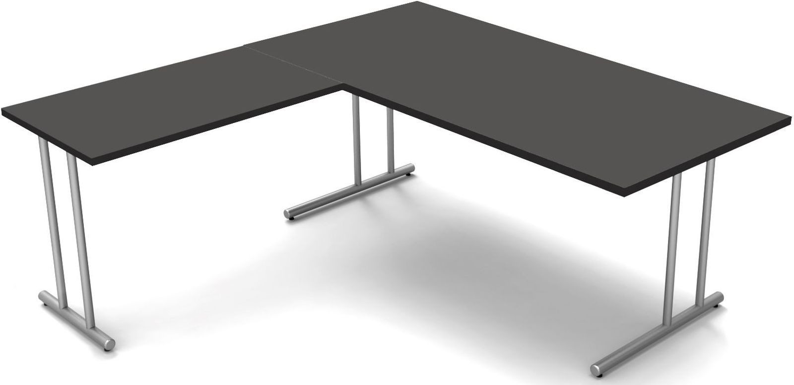 KERKMANN Schreibtisch Schreibtisch start up BxT 180x180cm anthrazit