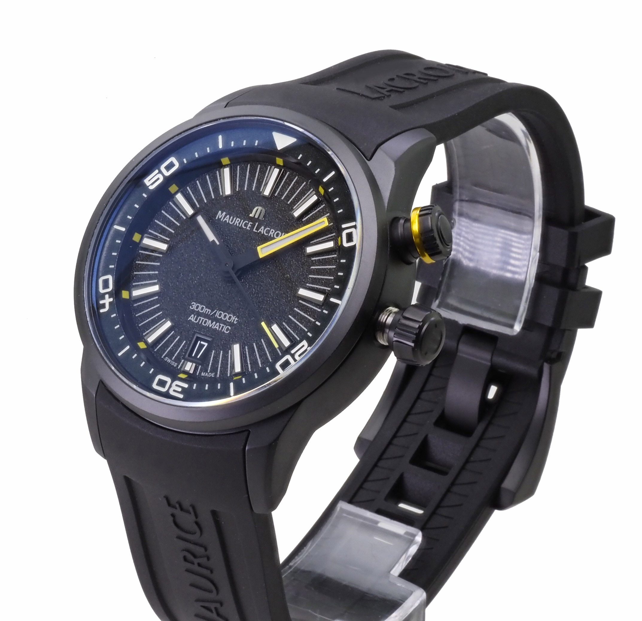 MAURICE LACROIX Taucheruhr Herren Uhr Pontos Automatik PT6248-DLB00-330-2 30 ATM Pontos