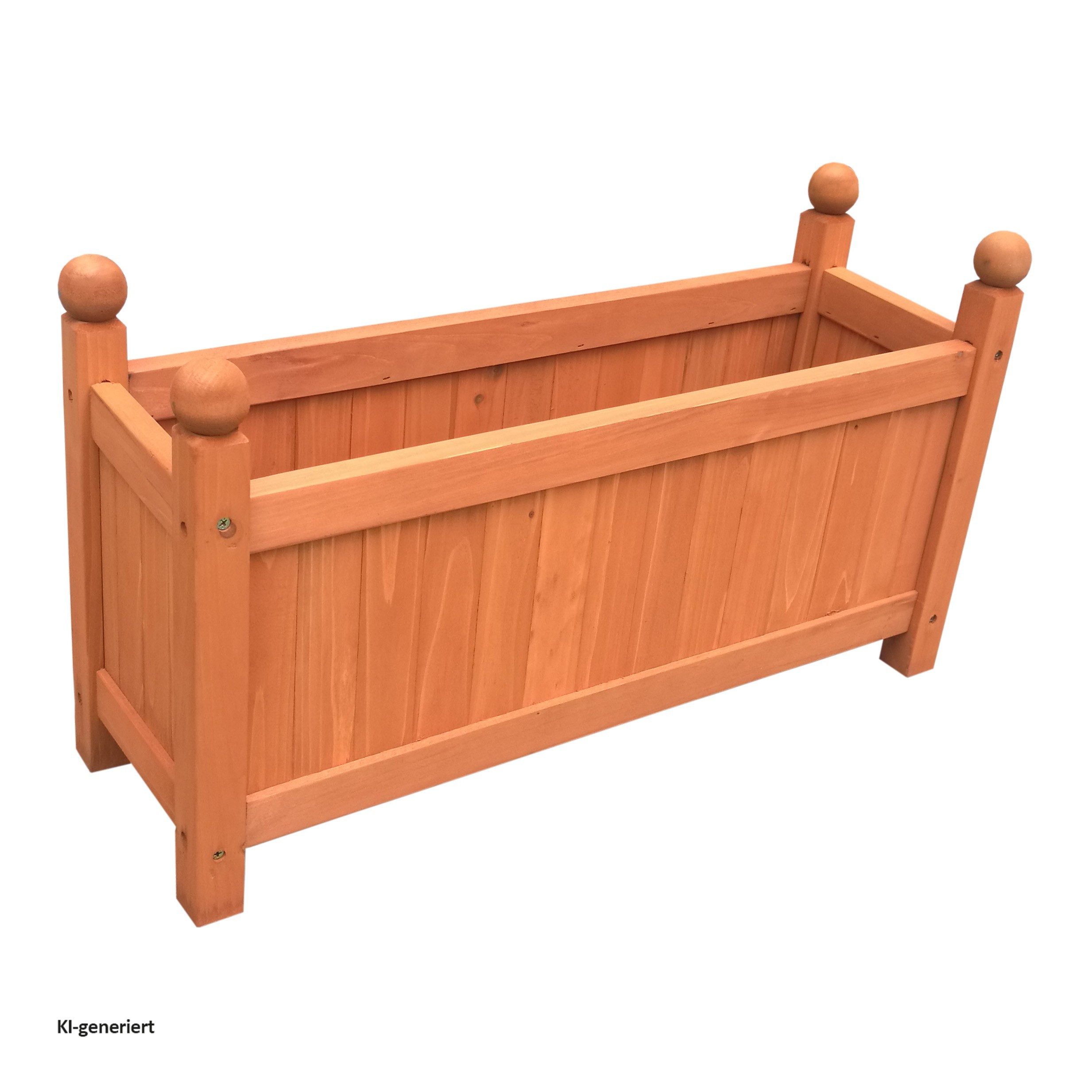 HTI-Living Blumenkasten Holz-Pflanzkasten in Braun (Stück, 1 St., 1 Blumenkasten), Pflanztrog Blumenkübel Pflanzkasten