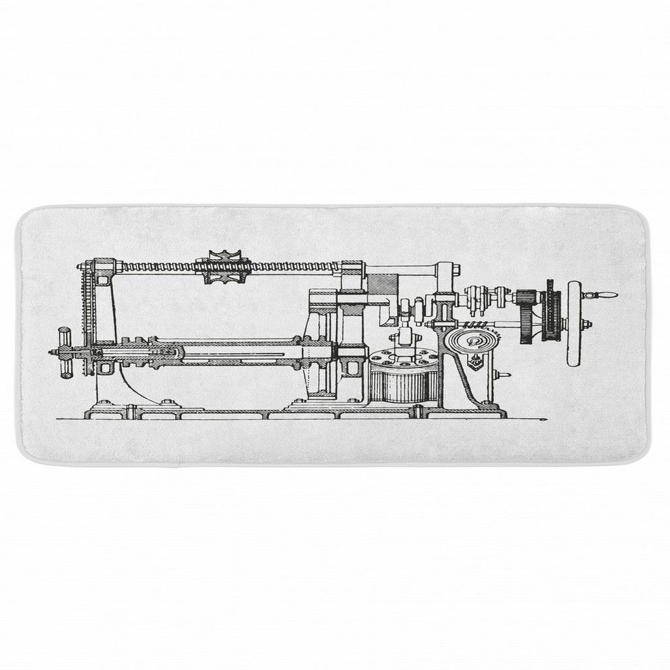 Küchenläufer »Plüsch Dekorative Küchenmatte mit rutschfester Rückseite