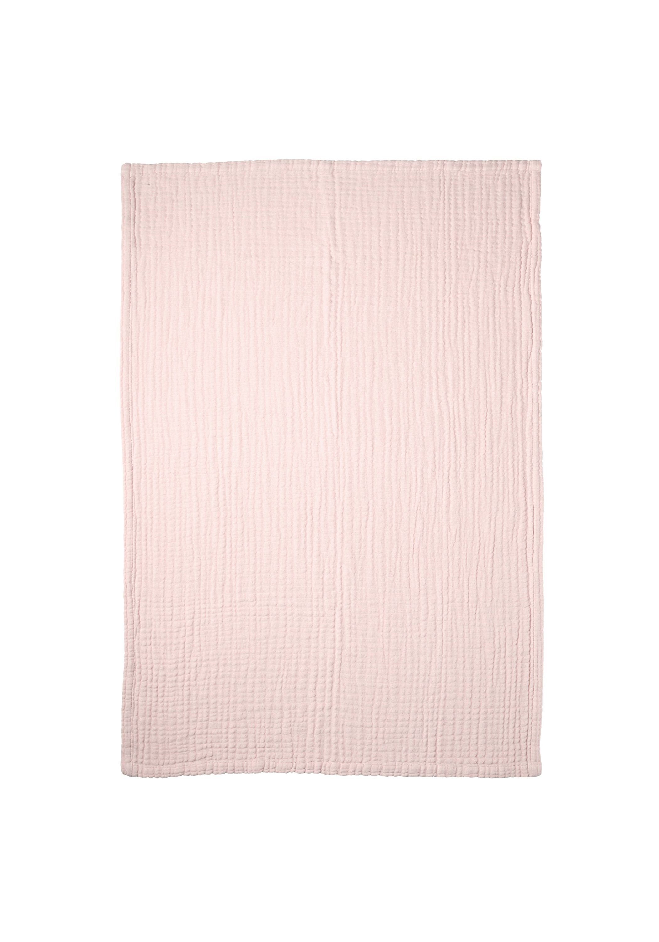 Babydecke Musselin - Krabbeldecke Spucktuch (Puckdecke) Kuscheldecke, Nordic Coast Company, Musselindecke Rosa Large, Premium Qualität geprüft, Geschenk