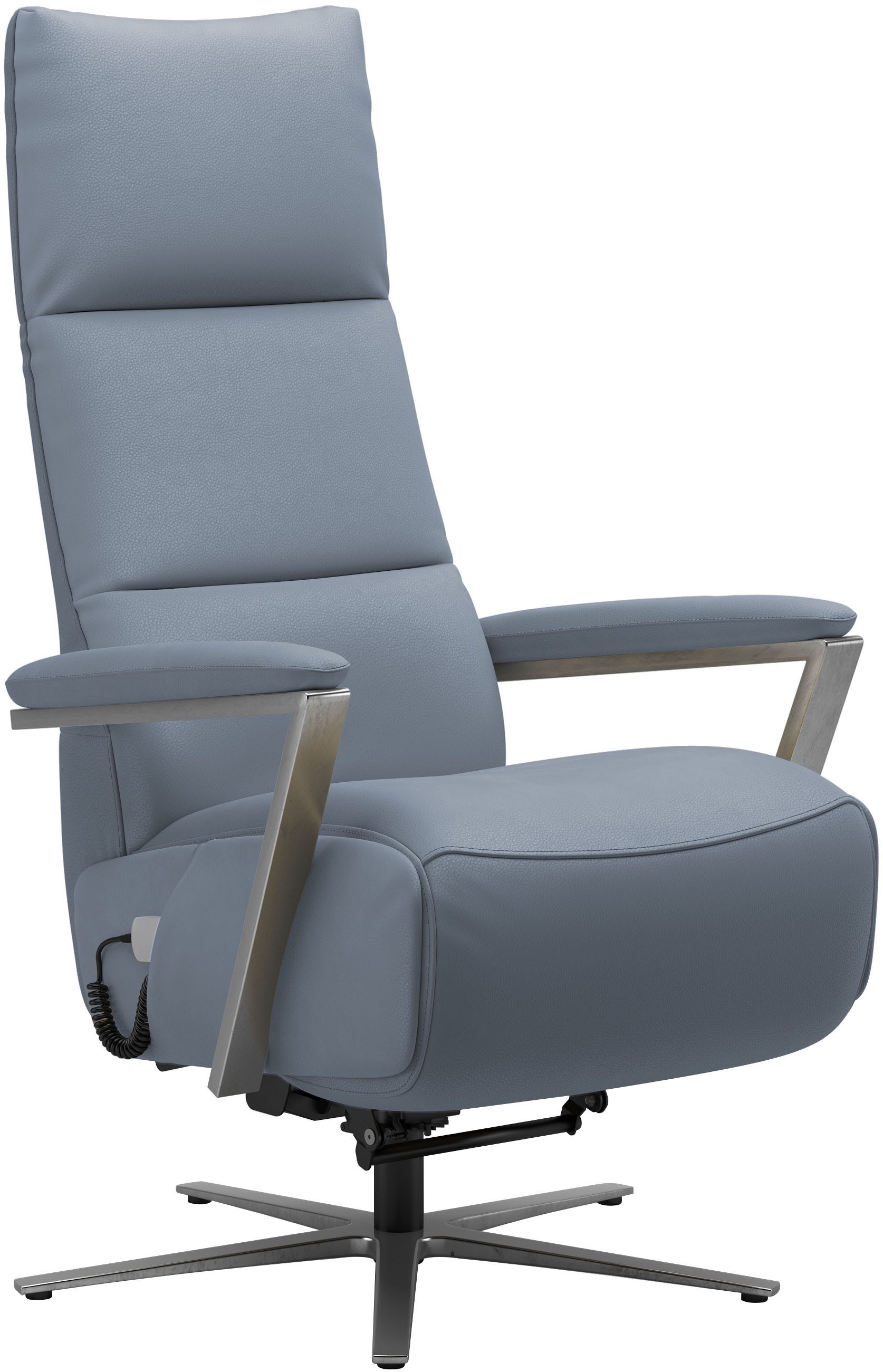 sit&more TV-Sessel Vario Comfort, inkl. Kopfteilverstellung & 360° Drehfunktion, inkl. Herz-Waage-Funktion & 3 Motoren, Höhe der Armlehnen 62cm