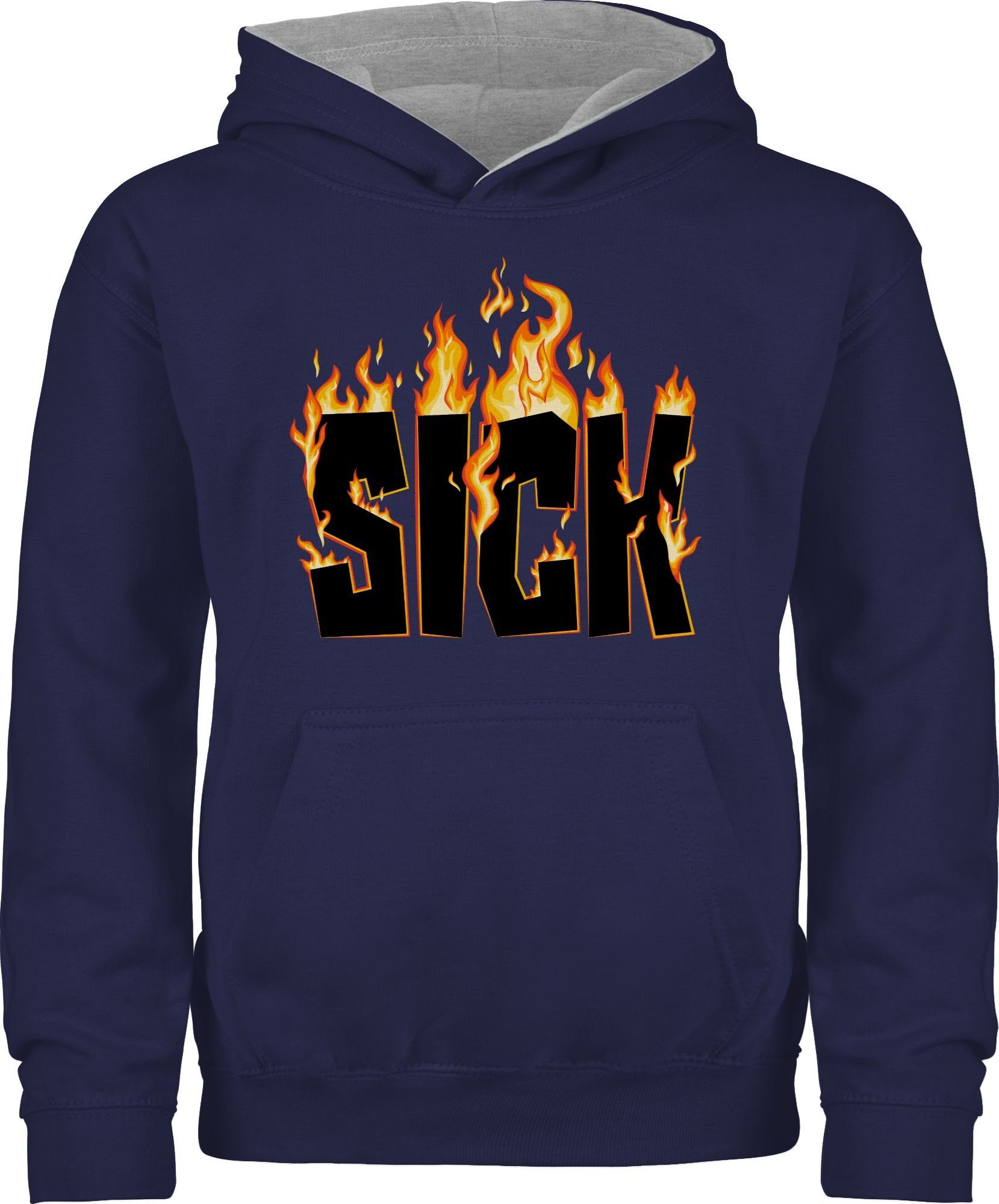 Hoodie Sick - Flammen