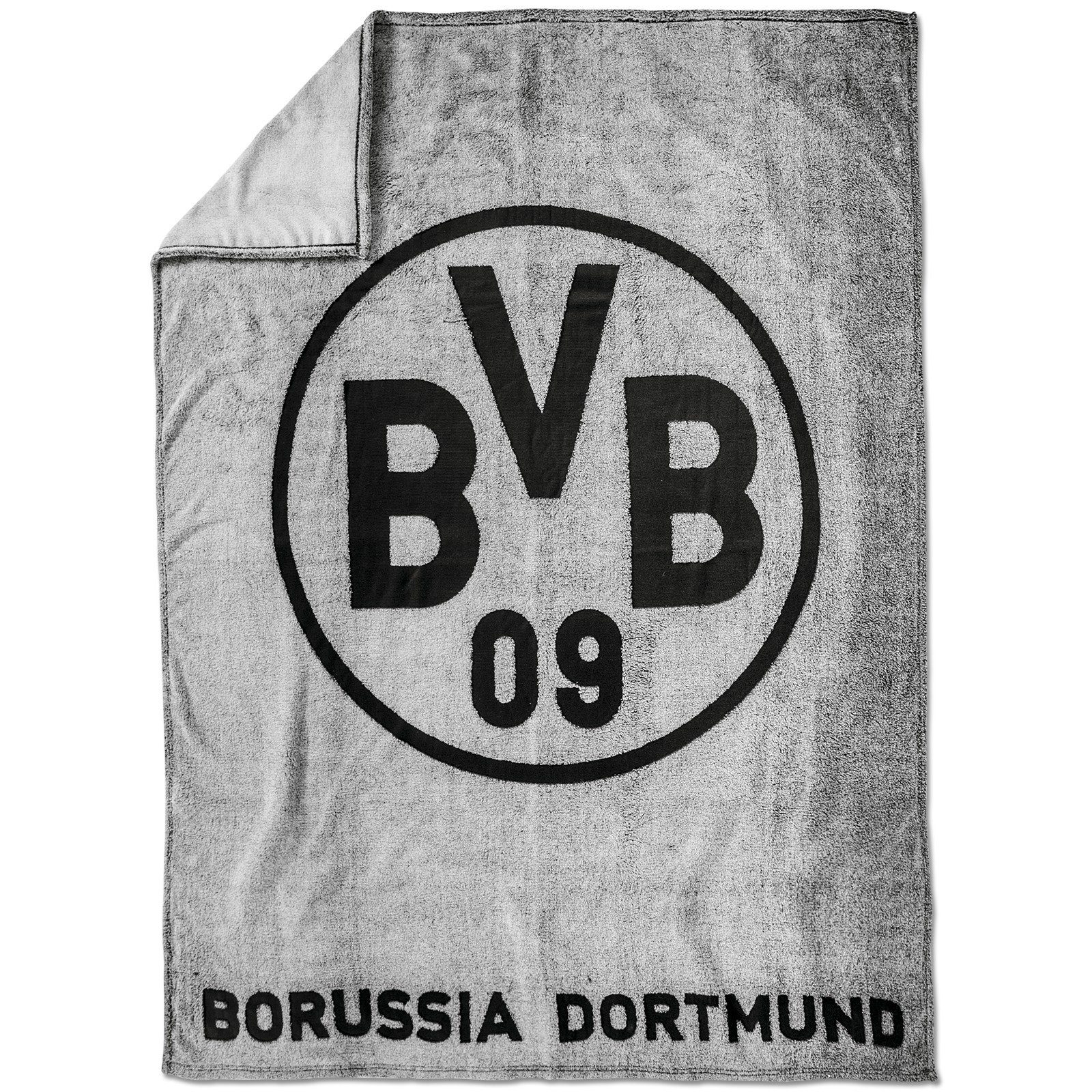 BVB Kopfkissen BVB-Fleecedecke (grau), Füllung: 100 % Polyester Coral Fleec günstig online kaufen