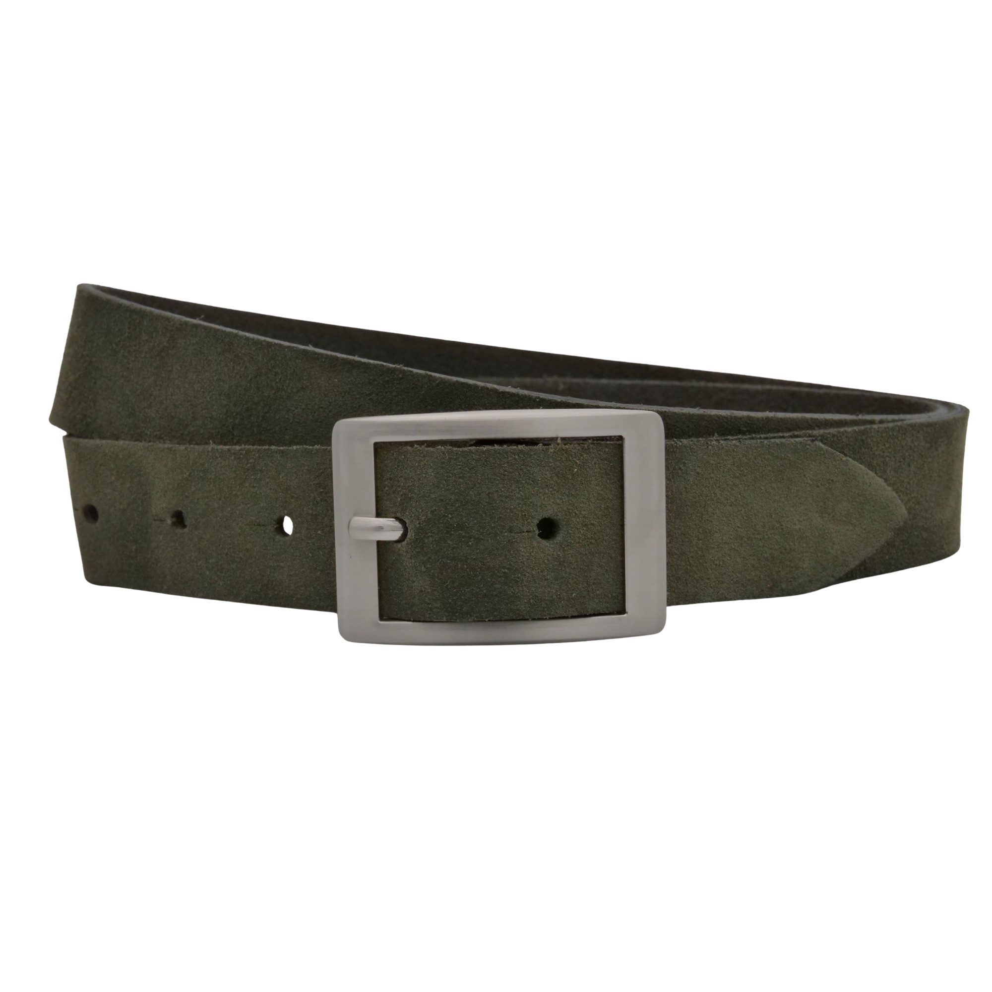 Ledergürtel AnnaMatoni Damen Ledergürtel hochwertiges Velour Leder 3cm echt