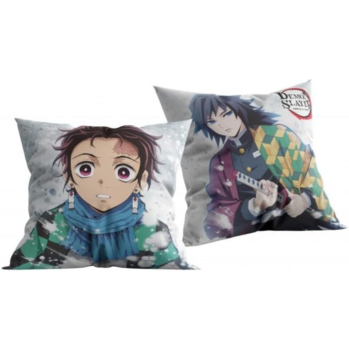 Demon Slayer Dekokissen - Kuschelkissen (1 Stk) 40 x 40 cm aus Polyester