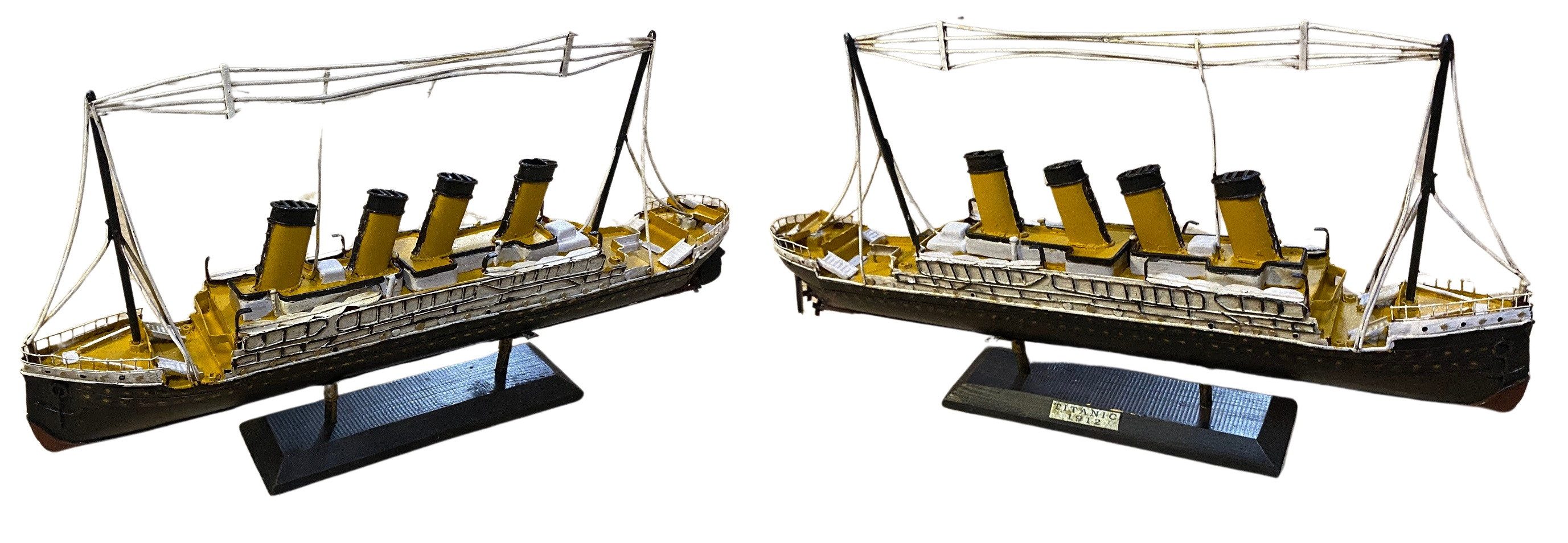 Rungassi Dekoobjekt Nitsche Nostalgie Blechmodell Titanic 48cm Boot 37900-949