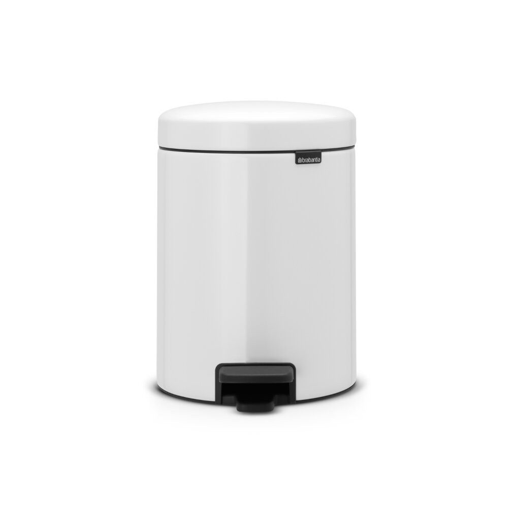 Brabantia Mülleimer Treteimer Newicon 5,0 L weiss