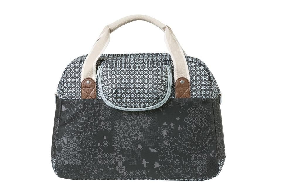 Basil Fahrradtasche Basil Schultertasche Boheme Carry All charcoal mit Reißverschluss 18 L