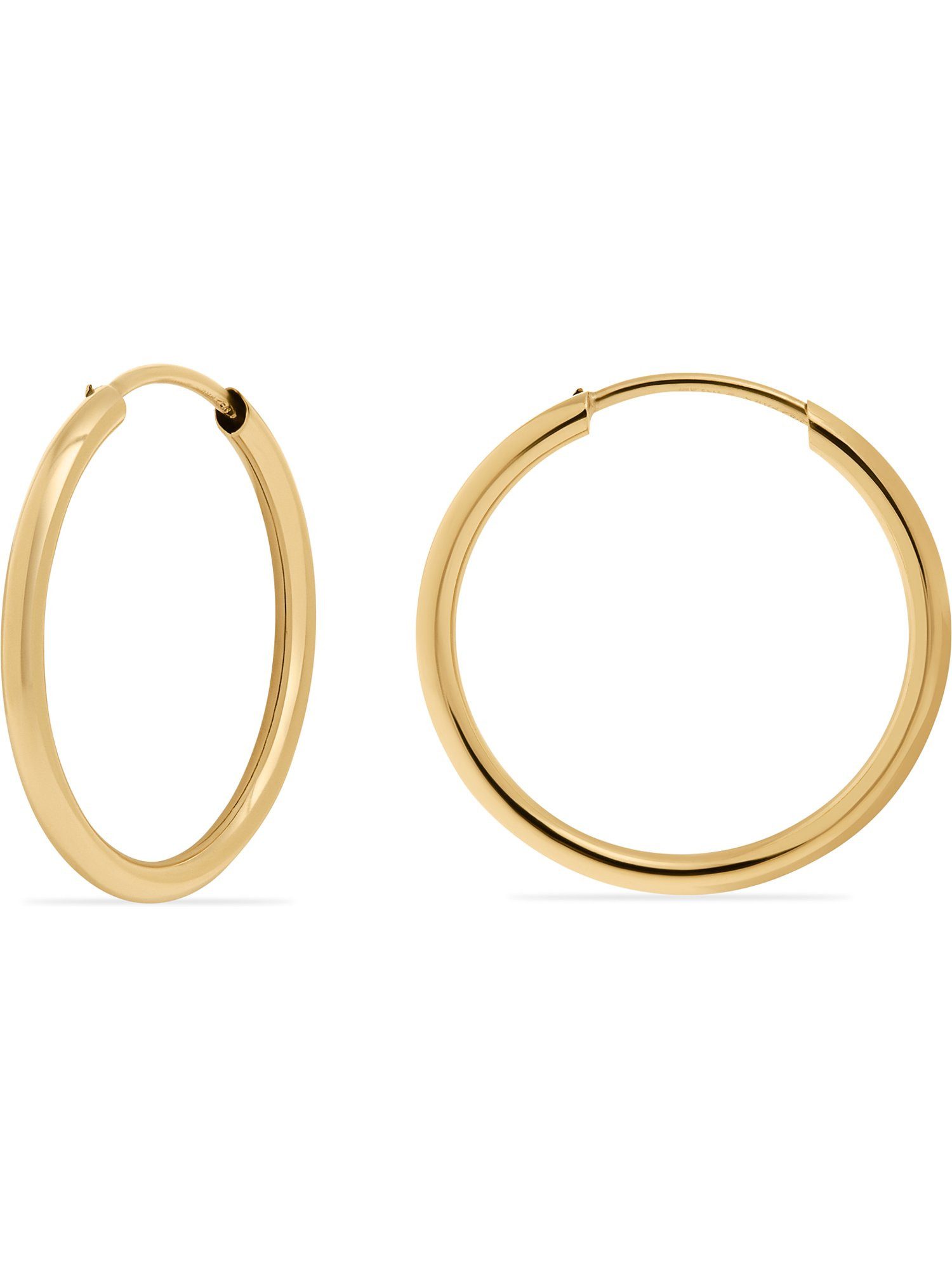 FAVS Paar Creolen FAVS Damen-Creolen 375er Gelbgold (Paar)