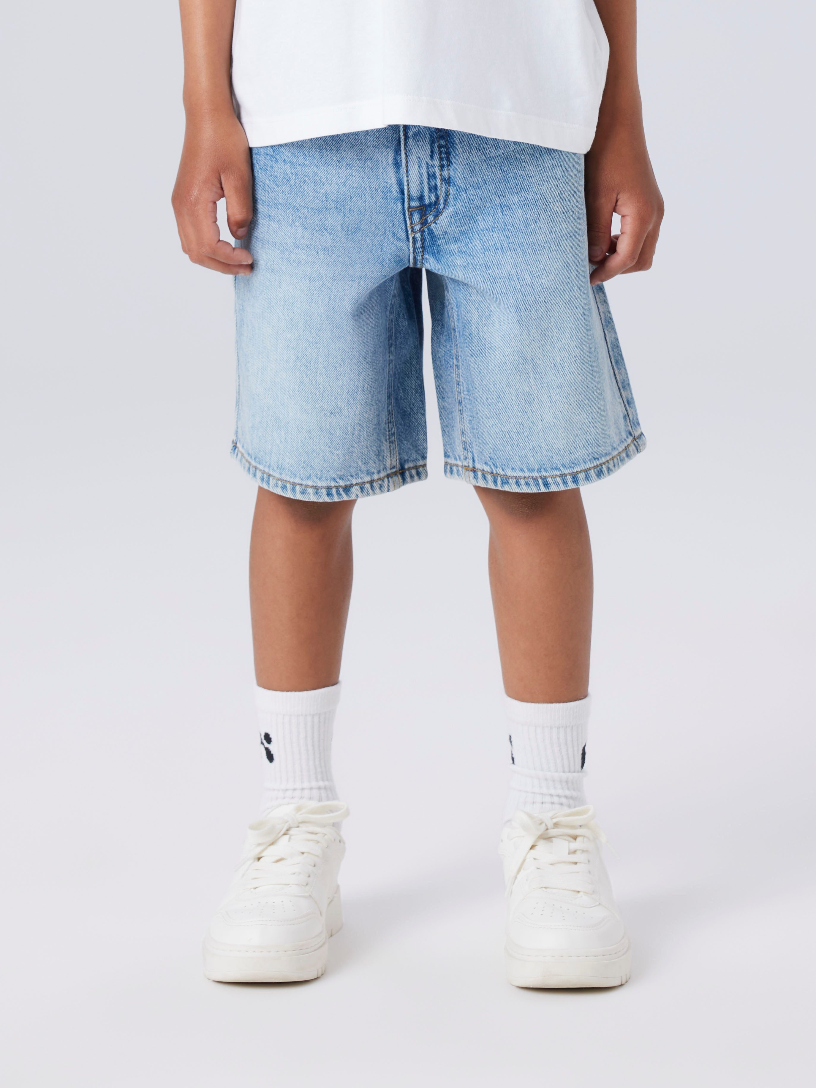 Name It Jeansshorts NKMRYAN REG L DNM SHORTS 6750-DM NOOS Baumwolle