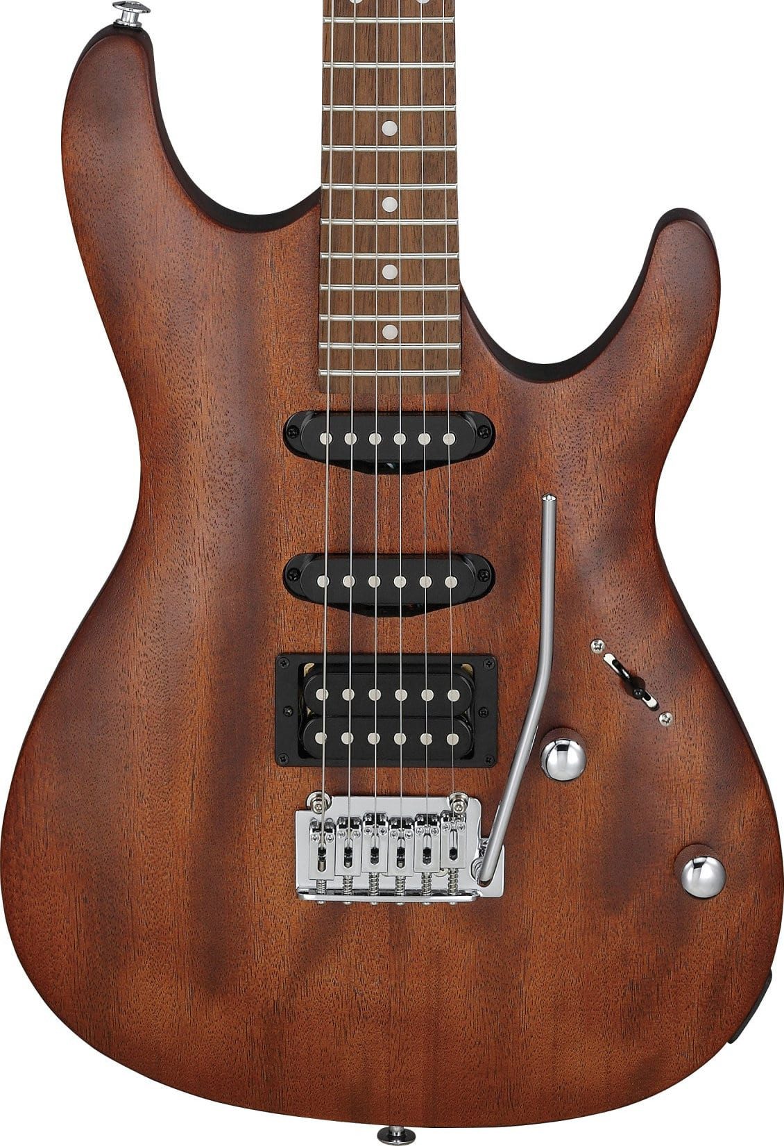 Ibanez E-Gitarre GSA60-WNF Walnut Flat - mit HSS-Pickups und Tremolo, Satin-Finish