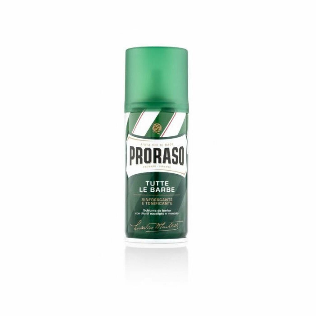 PRORASO After Shave Lotion Green Shaving Foam Osvezujici Pena Na Holeni S Eukalyptem
