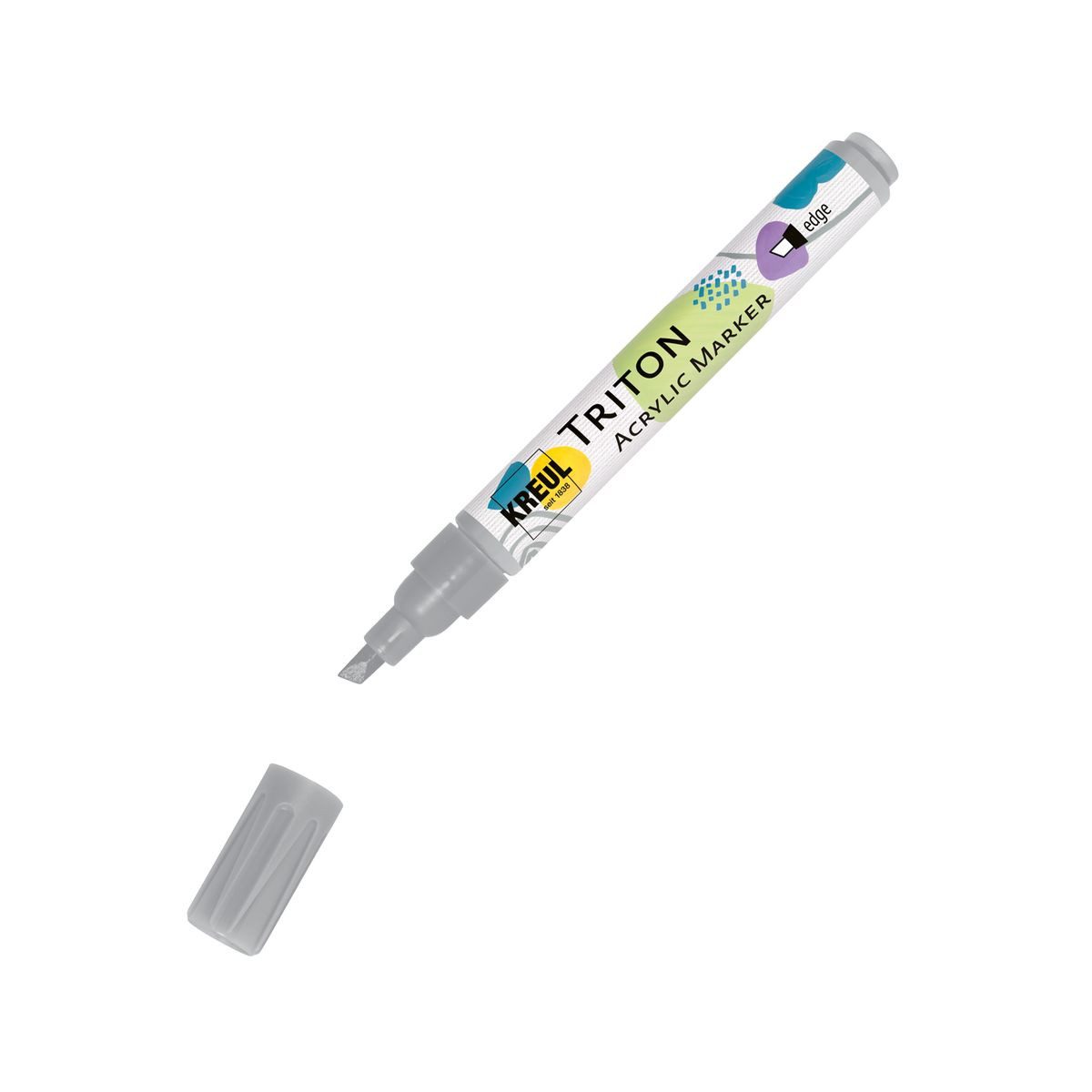 C. KREUL Marker KREUL Acrylmarker TRITON edge neutralgrau