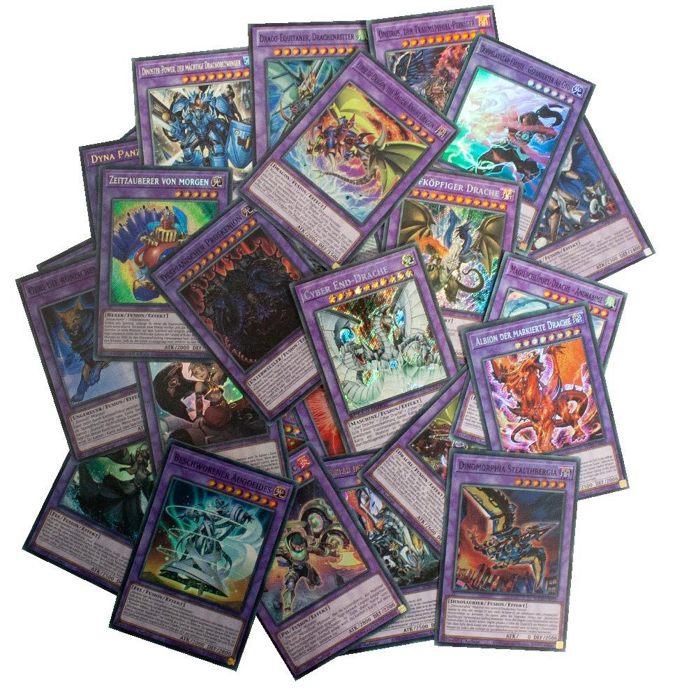 Yu-Gi-Oh Sammelkarte Yu-Gi-Oh! 30 verschiedene Fusion-Monster - Deutsch