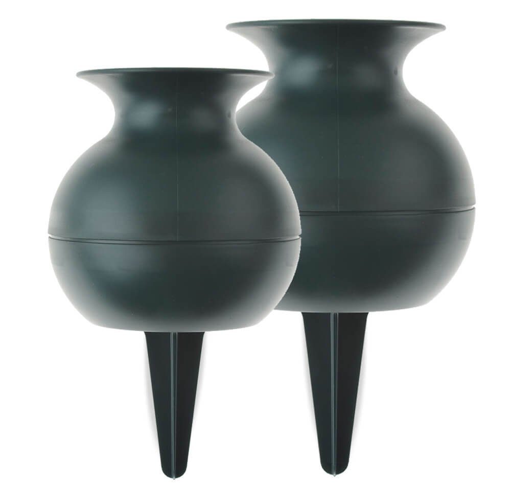 matches21 HOME & HOBBY Dekovase Trichter Grab-Vasen mit Erdspieß frostsiche günstig online kaufen