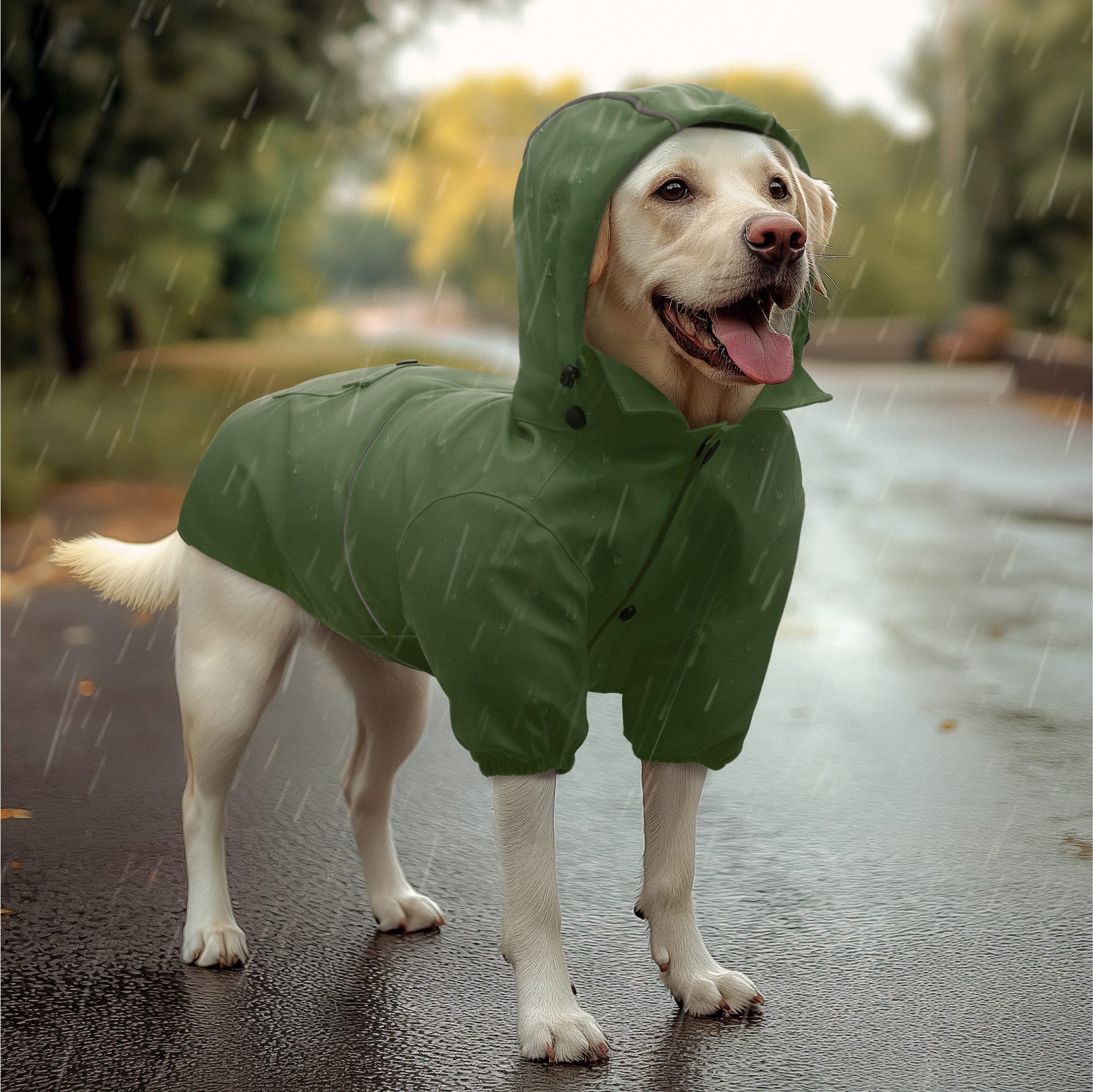 Hunderegenmantel Regenmantel Regenjacke für Hunde - Regenmantel Hund wasserdicht