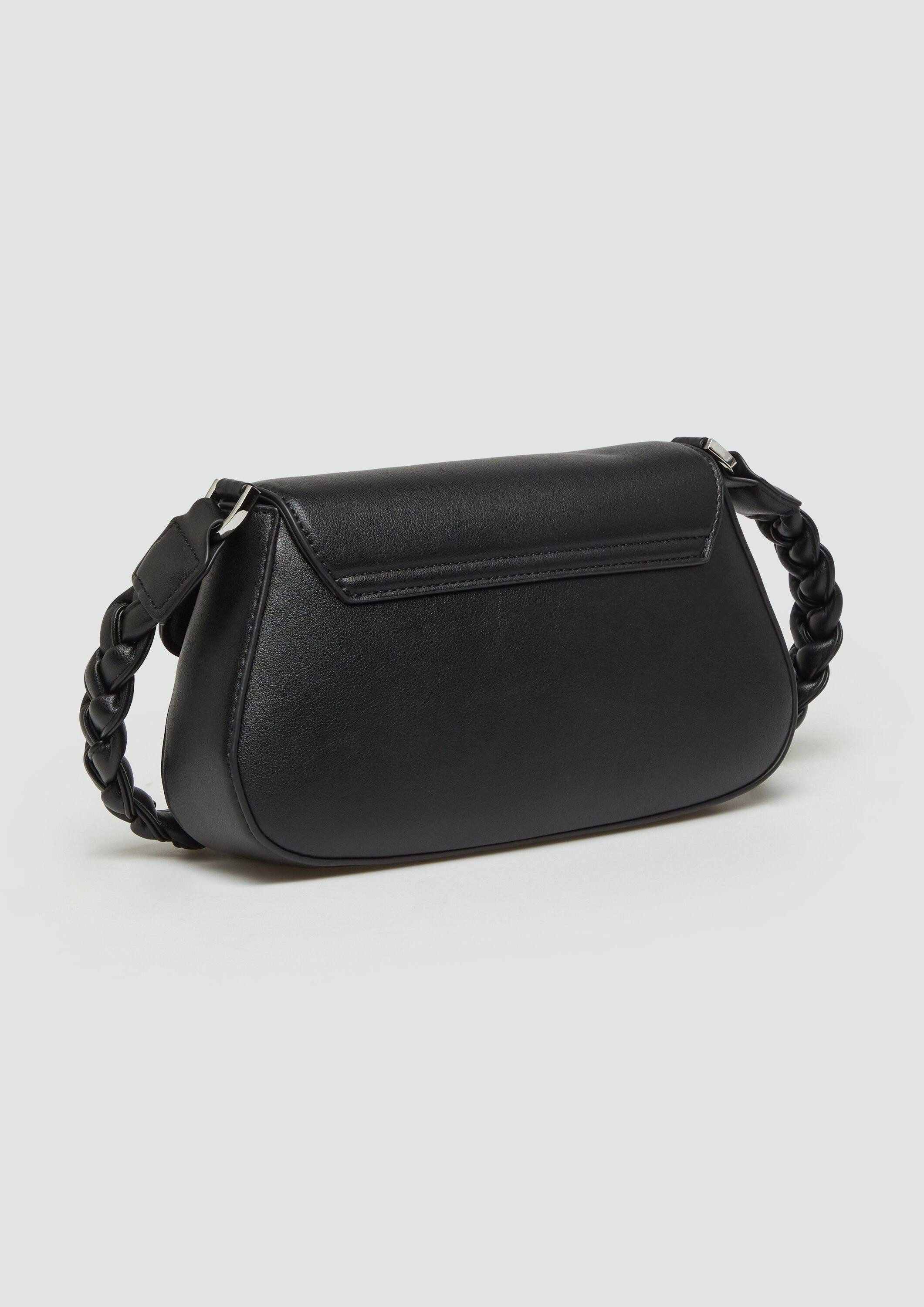 s.Oliver Schultertasche Tasche, Hobo-Bag in Leder-Optik mit Logo-Prägung