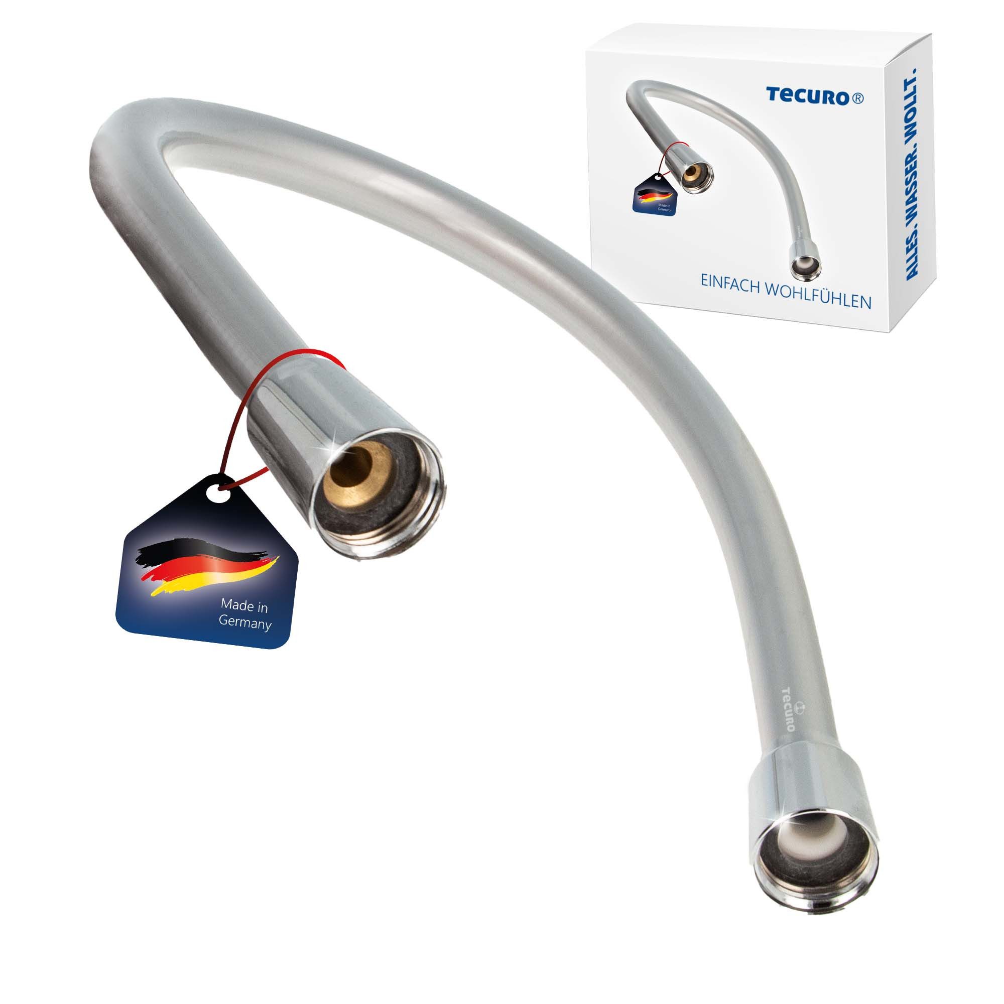 tecuro Brauseschlauch PREMIUM Brauseschlauch silberglatt - verdrehsicher günstig online kaufen