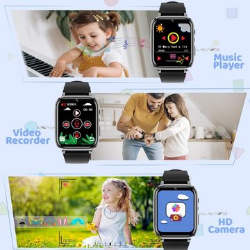 Kesasohe Smartwatch (1,5 Zoll, Android iOS), Kinder mit gewohnheit taschenlampen jahre jungen mädchen geschenk