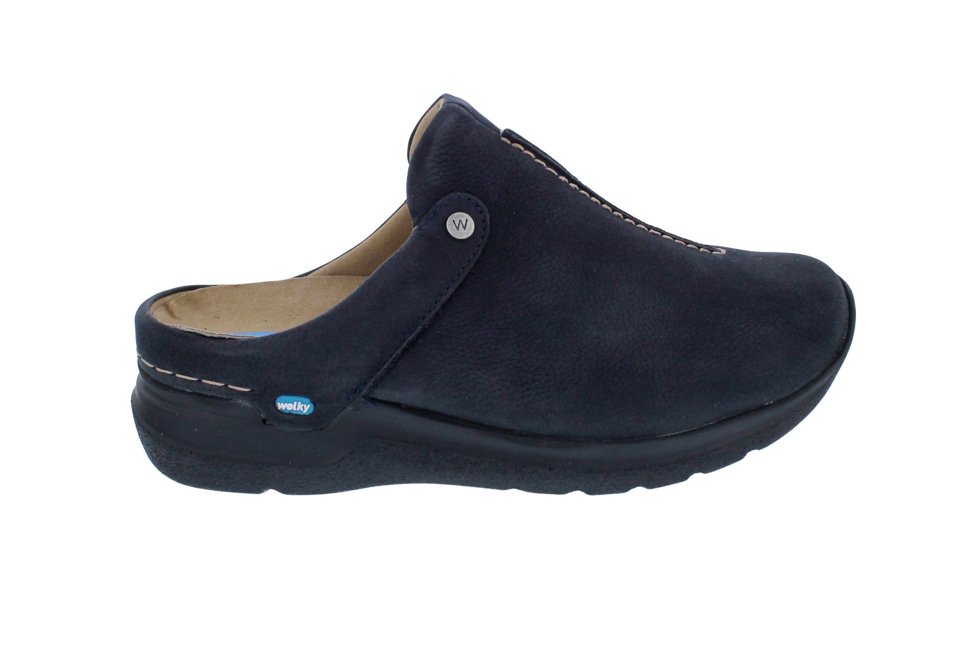 WOLKY Wolky Holland DB 0662598-800, Clog, Antique nubuck, Blue, Diabetiker g Clog