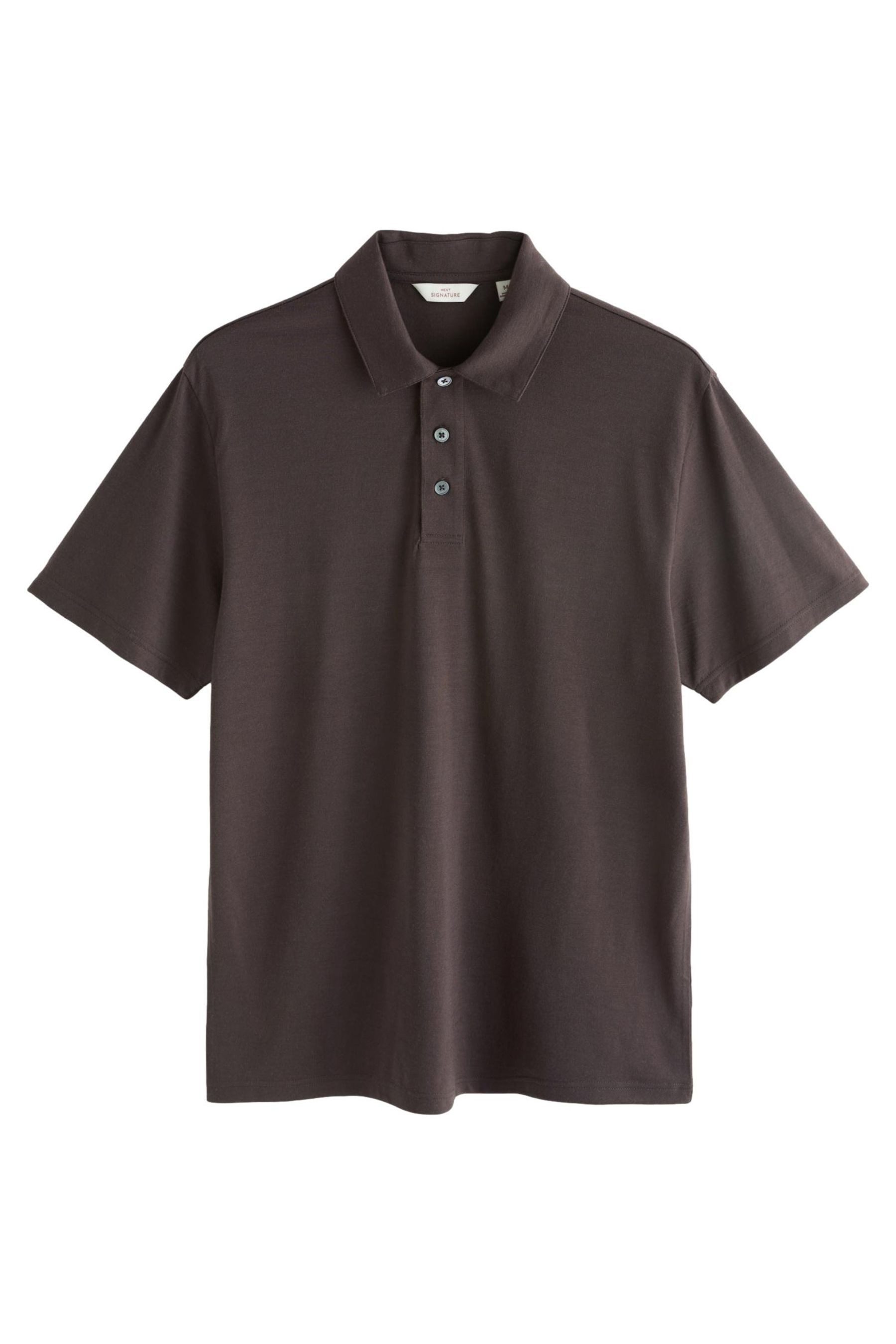 Poloshirt Signature Poloshirt mit hohem Merinoanteil