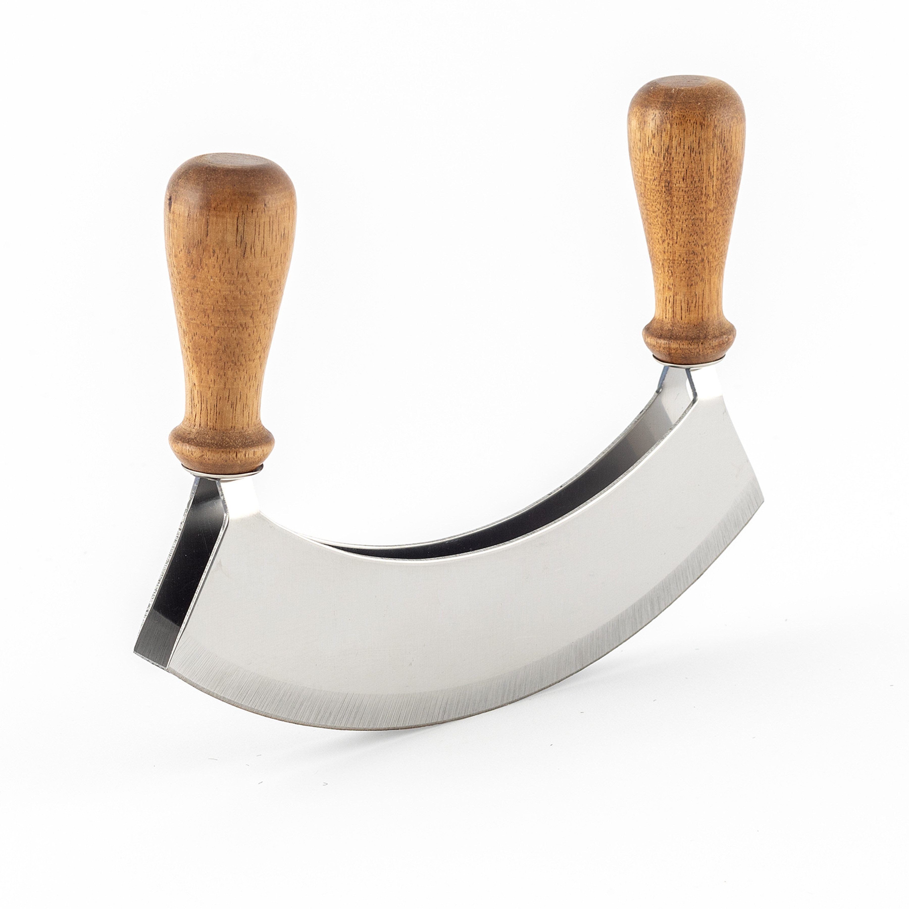 Hanseküche Wiegemesser Wiegemesser mit Brett – FSC®-zertifiziert, Nachhaltig, Ergonomisch Geformt, Langlebig