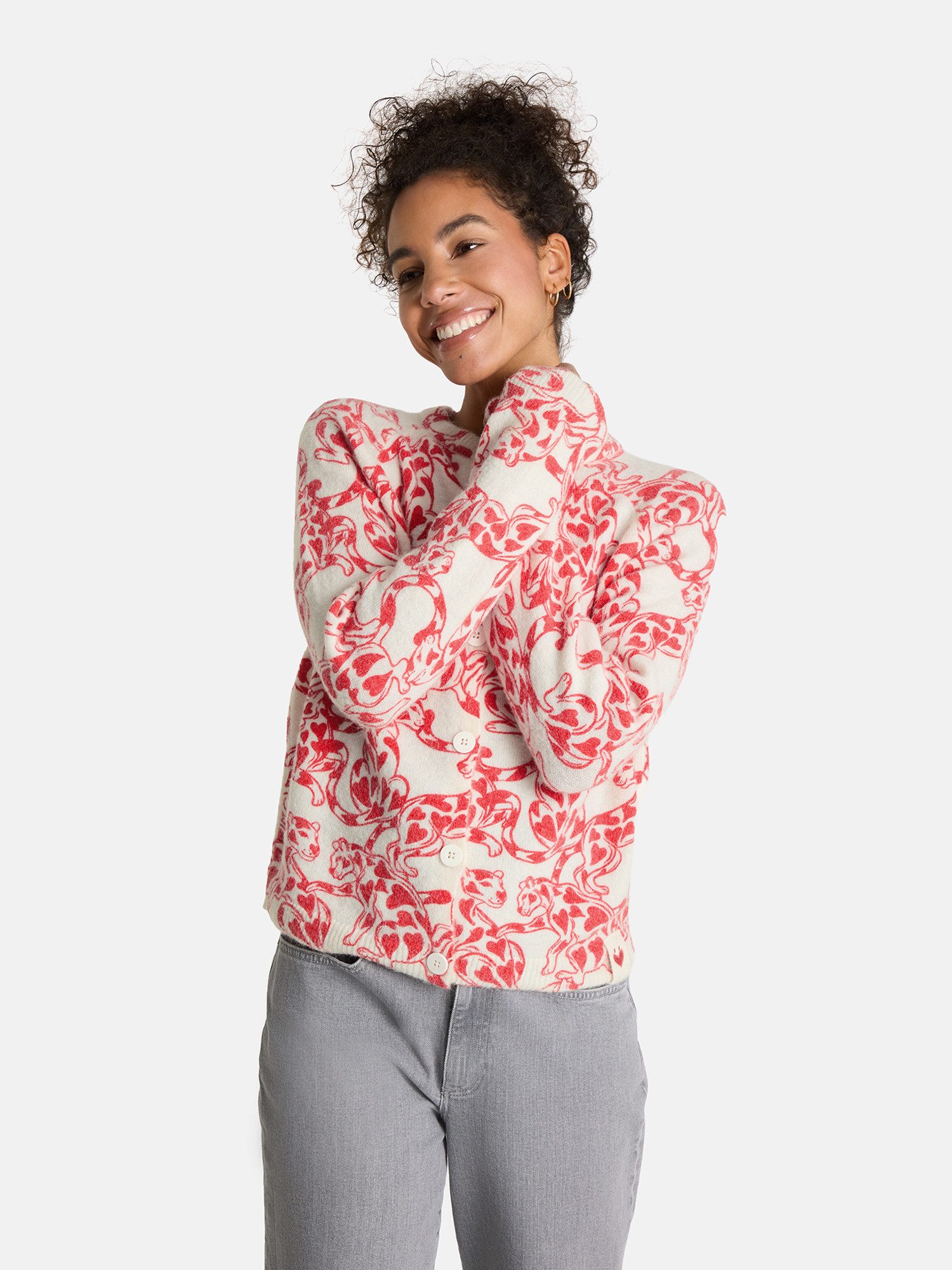 Lieblingsstück Strickjacke AitanaL mit Alpakawolle und Wolle