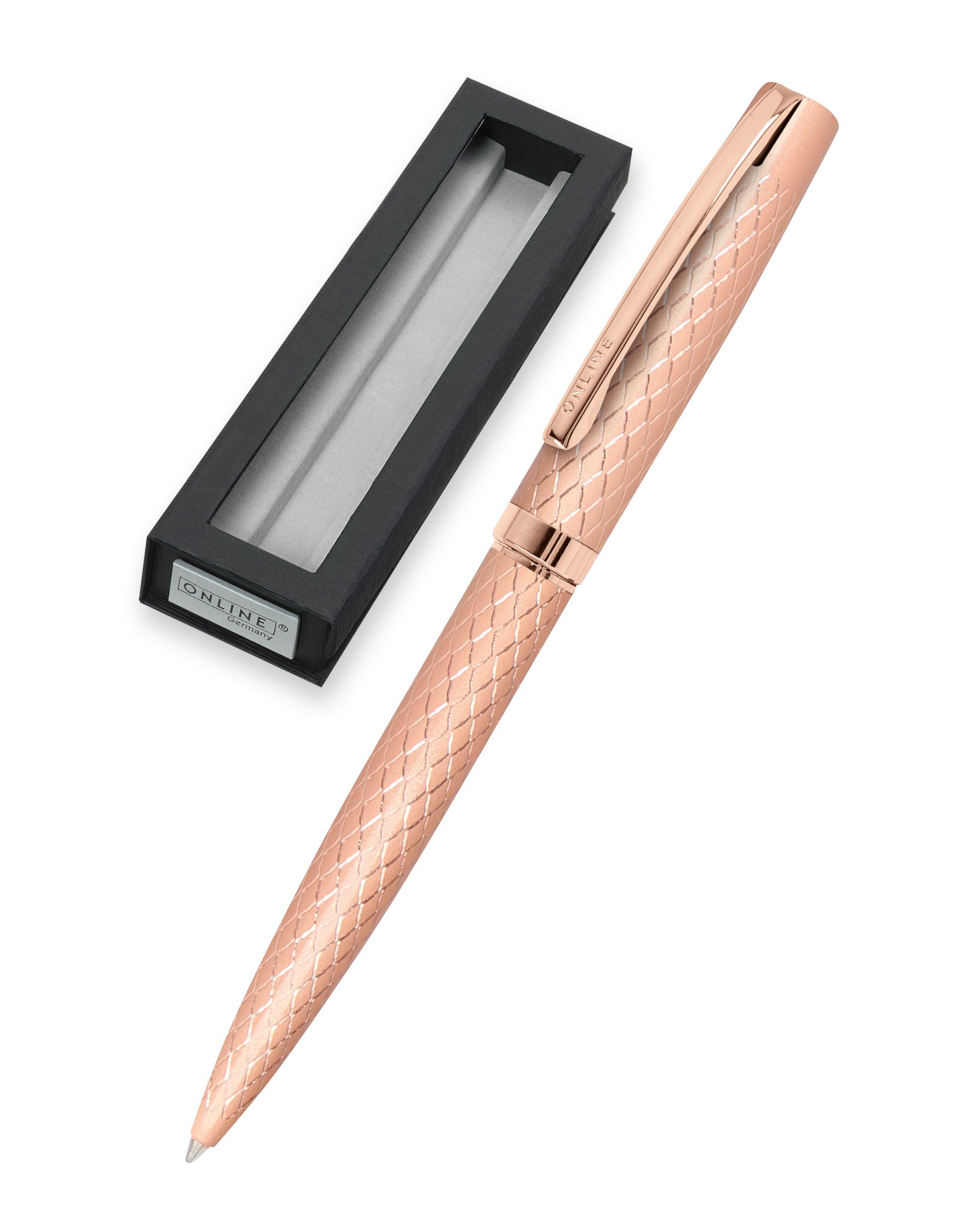 Online Pen Kugelschreiber Eleganza Drehkugelschreiber, in Geschenkbox Diamond Rosegold