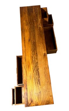 OPIUM OUTLET Lowboard Sideboard TV-Kommode Regal Möbel Massivholz braun (Schubladen beidseitig zu öffnen, B x H x T: 200 x 45 x 50 cm), TV-Schrank, Raumteiler, komplett montiert
