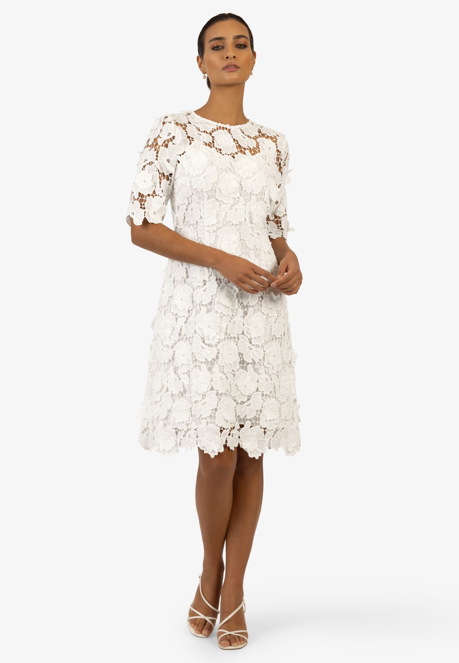 Kraimod Abendkleid mit floralen 3D-Akzenten günstig online kaufen