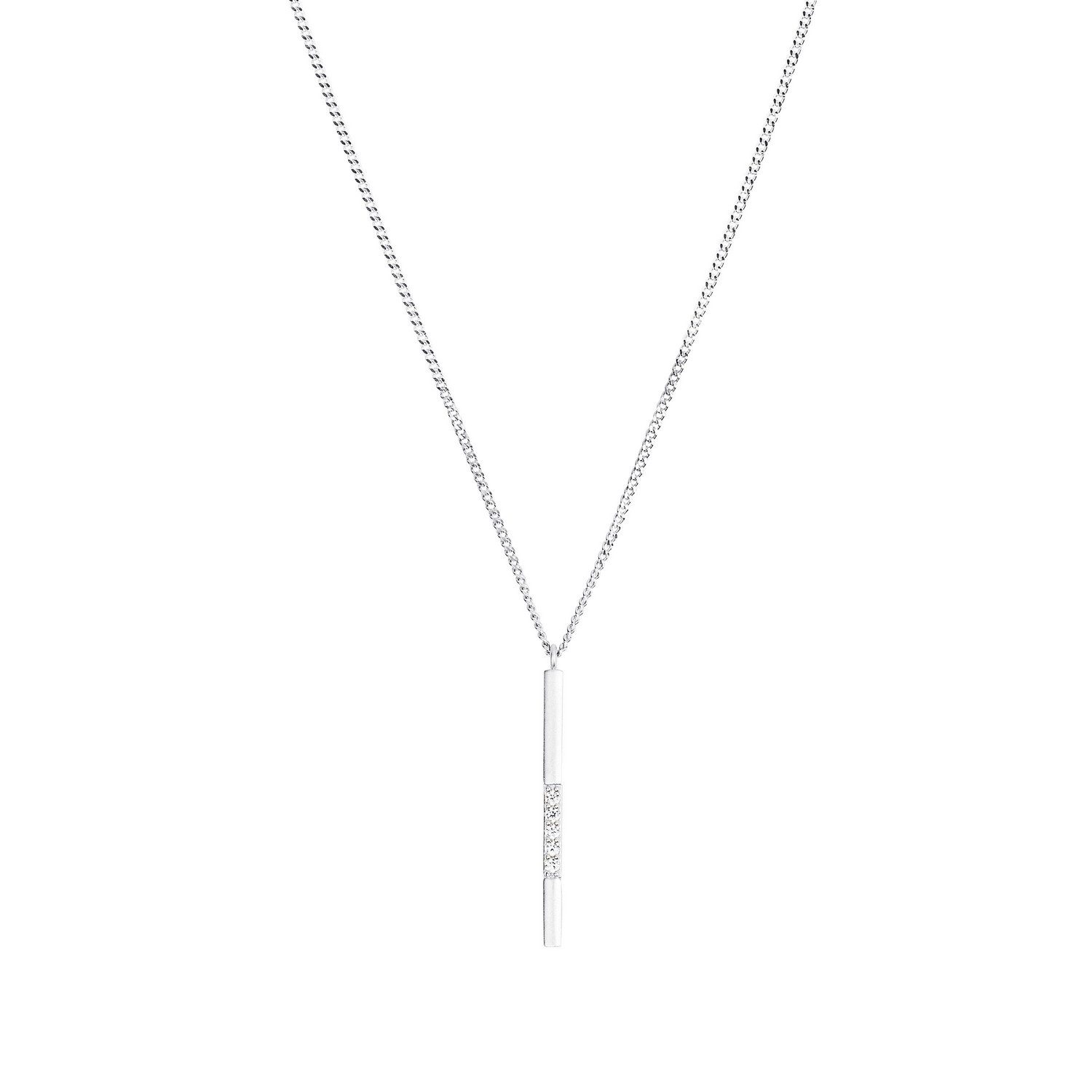 TOM TAILOR Kette mit Anhänger, mit Zirkonia (synth)