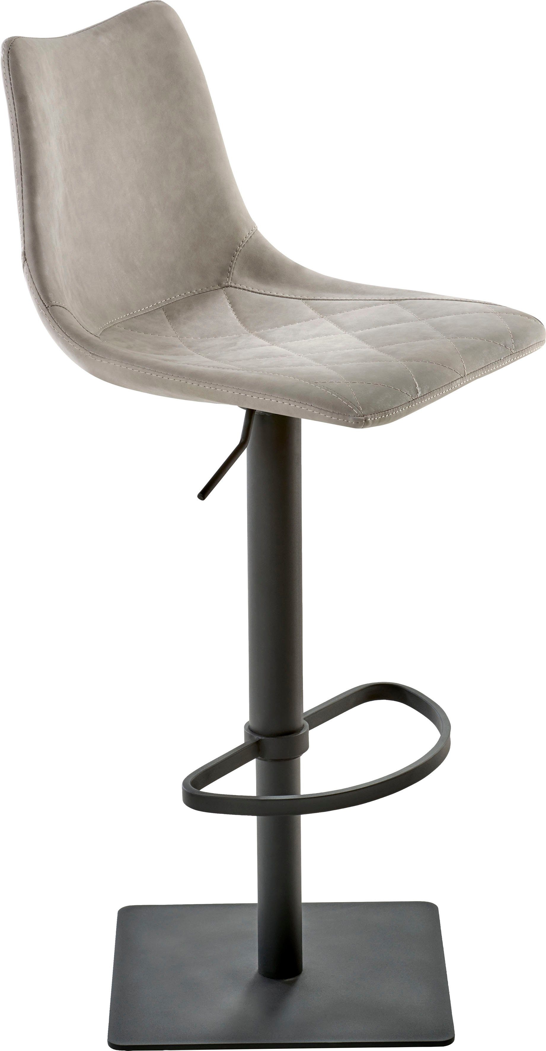 Mayer Sitzmöbel Високі табурети Bar- und Tresenhocker myTOBY, Gepolsterte Sitzschale Rautensteppung