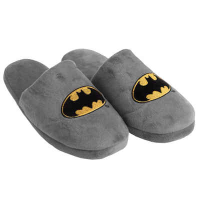 United Labels® DC Comics Batman Домашнє взуття für Damen und Herren - Grau Hausschuh